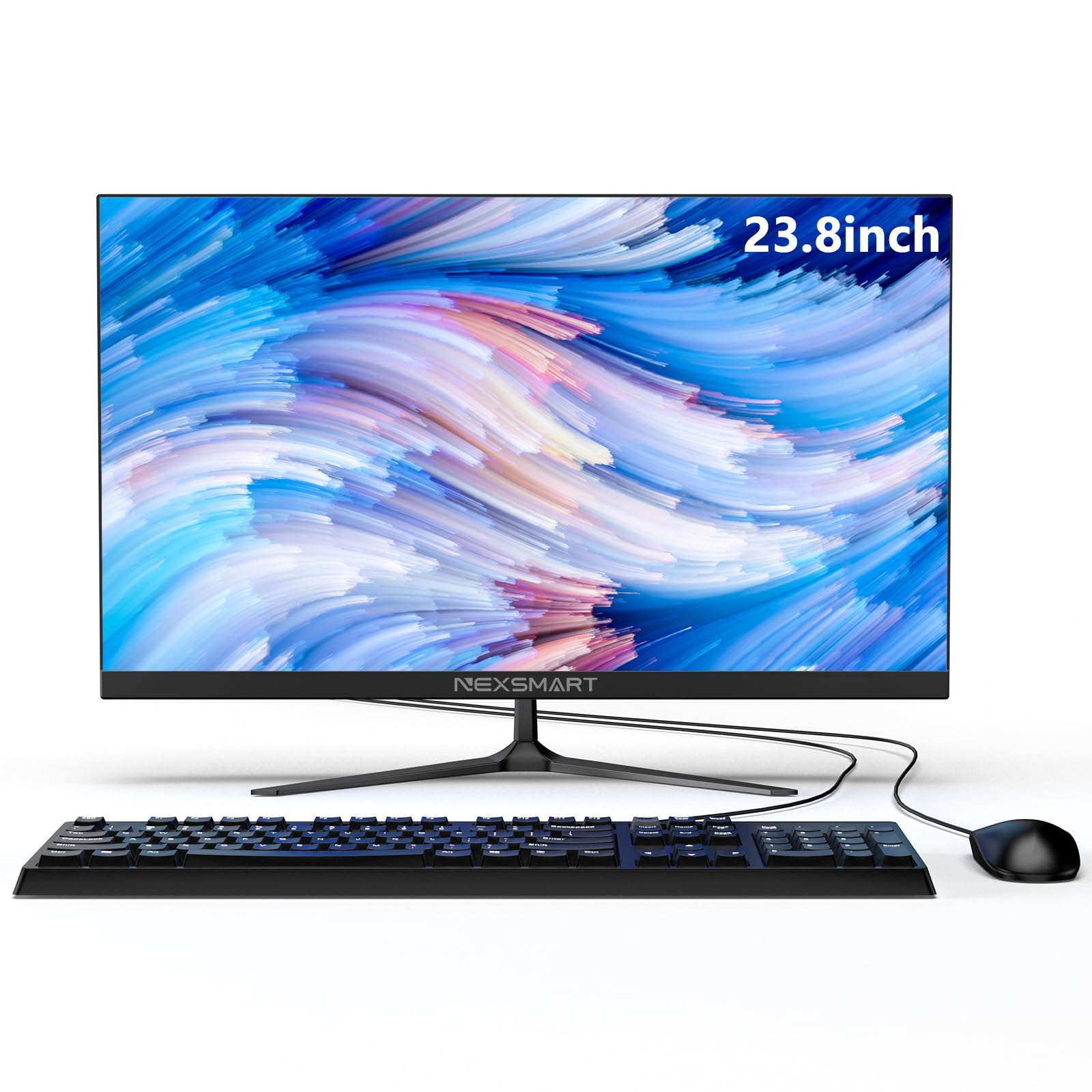 Saintdise All In One Desktop Computer Celeron N5095 2.9Ghz All In One Pc 23 Inch 8Gb Ram 512Gb Ssd 1920 * 1080 Ips Display Deskt