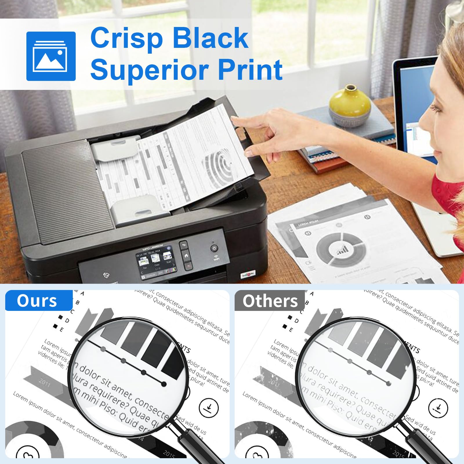 Mycartridge Tn760 Toner For Brother Printer Tn760 Tn730 Compatible Replacement For Brother Tn760 Tn730 Tn 760 Tn 730 For Mfc L27