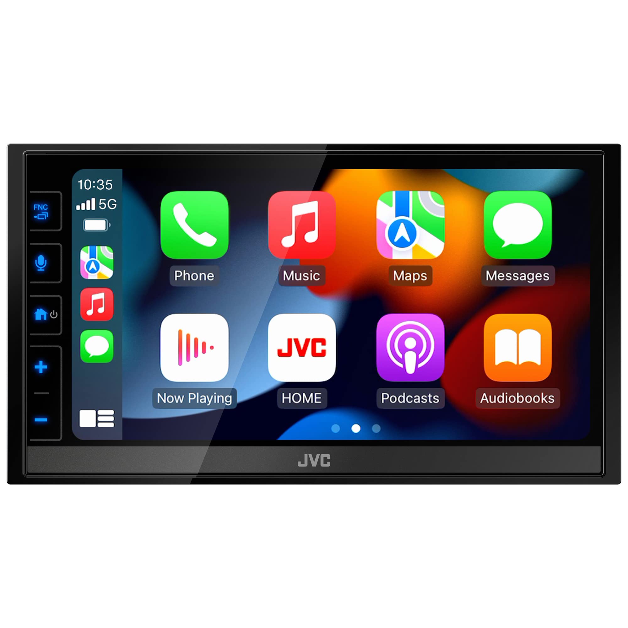 Jvc Kw M785Bw Wireless Apple Carplay Android Auto Digital Media Player, Double Din, 6.8 Inch Lcd Touchscreen, Am/Fm, Bluetooth,