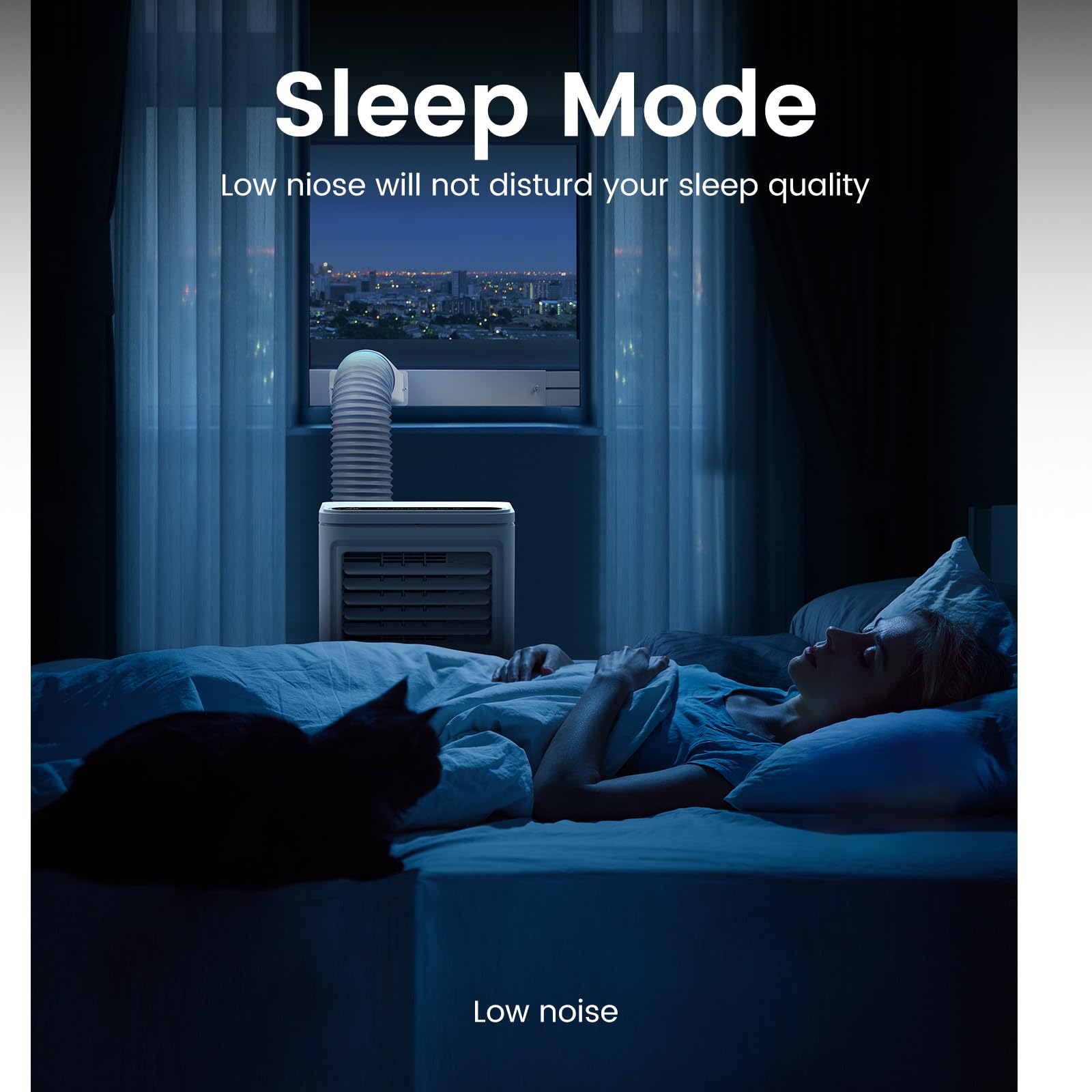 8000 Btu Portable Air Conditioners For Room Up To 350 Sq. Ft, 3-In-1 Mini Ac Unit For Bedroom With Dehumidifier & Fan Mode, Remo