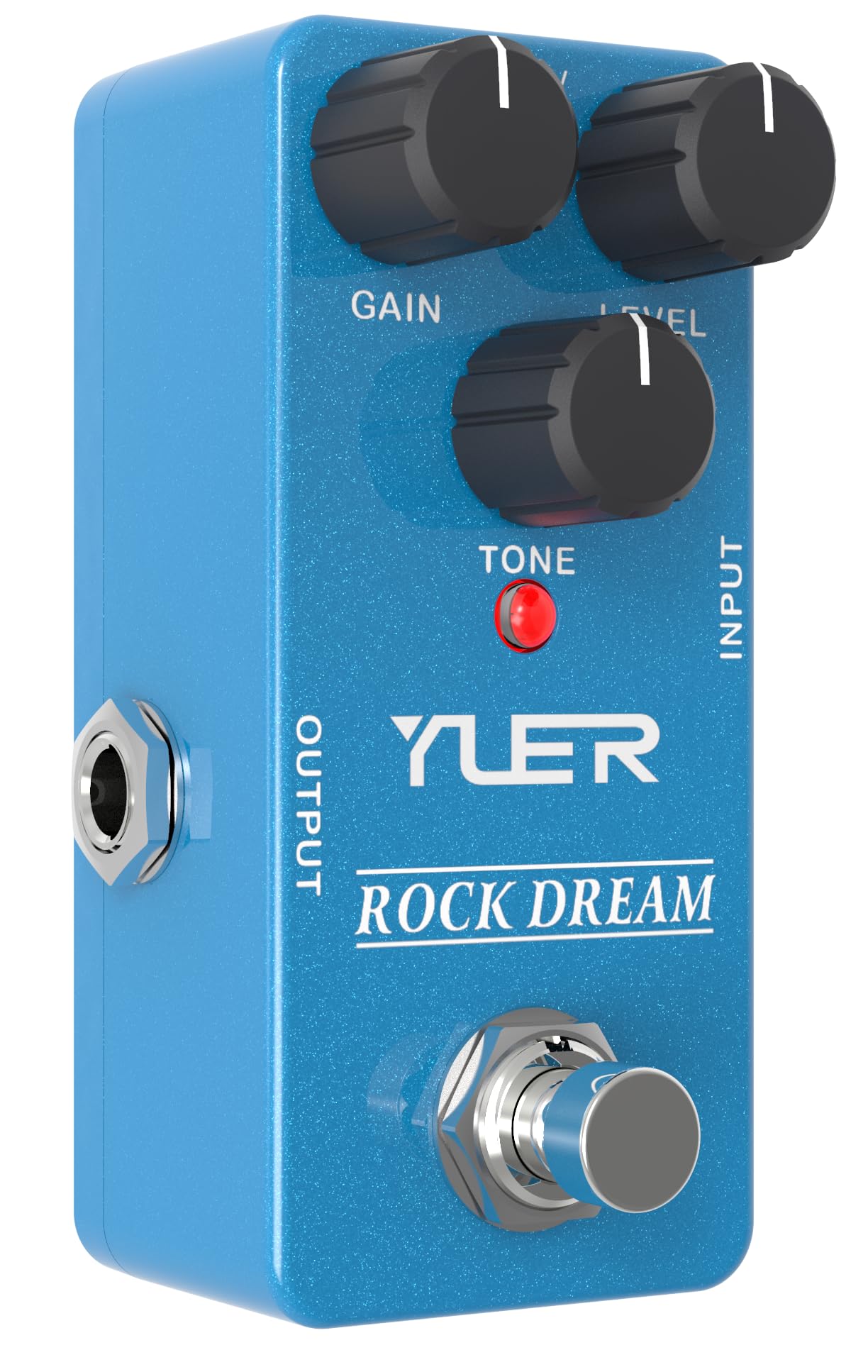 Rock Dream,Guitar Pedal,Electric Guitar Effects Pedal For Guitars And Bass Effect Pedals Mini Single Type Dc 9V True Bypass