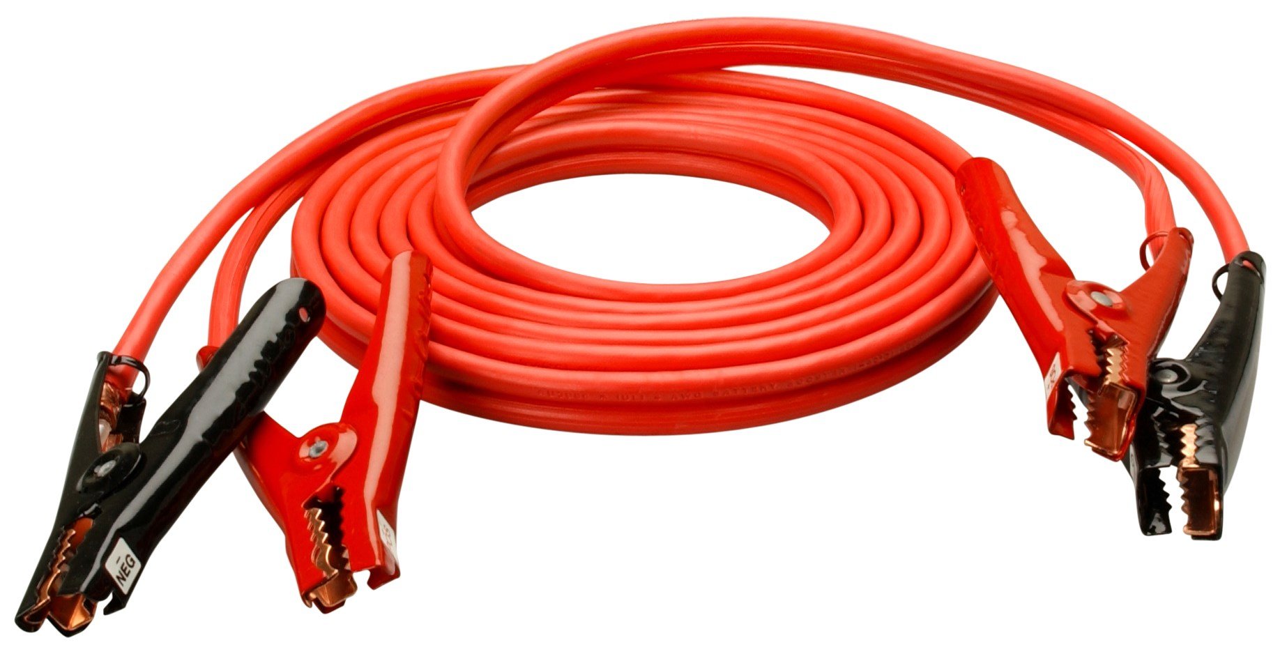 Coleman Cable 08660-01-04 20 4 Gauge Booster Cable With Polar-Glo Clamps