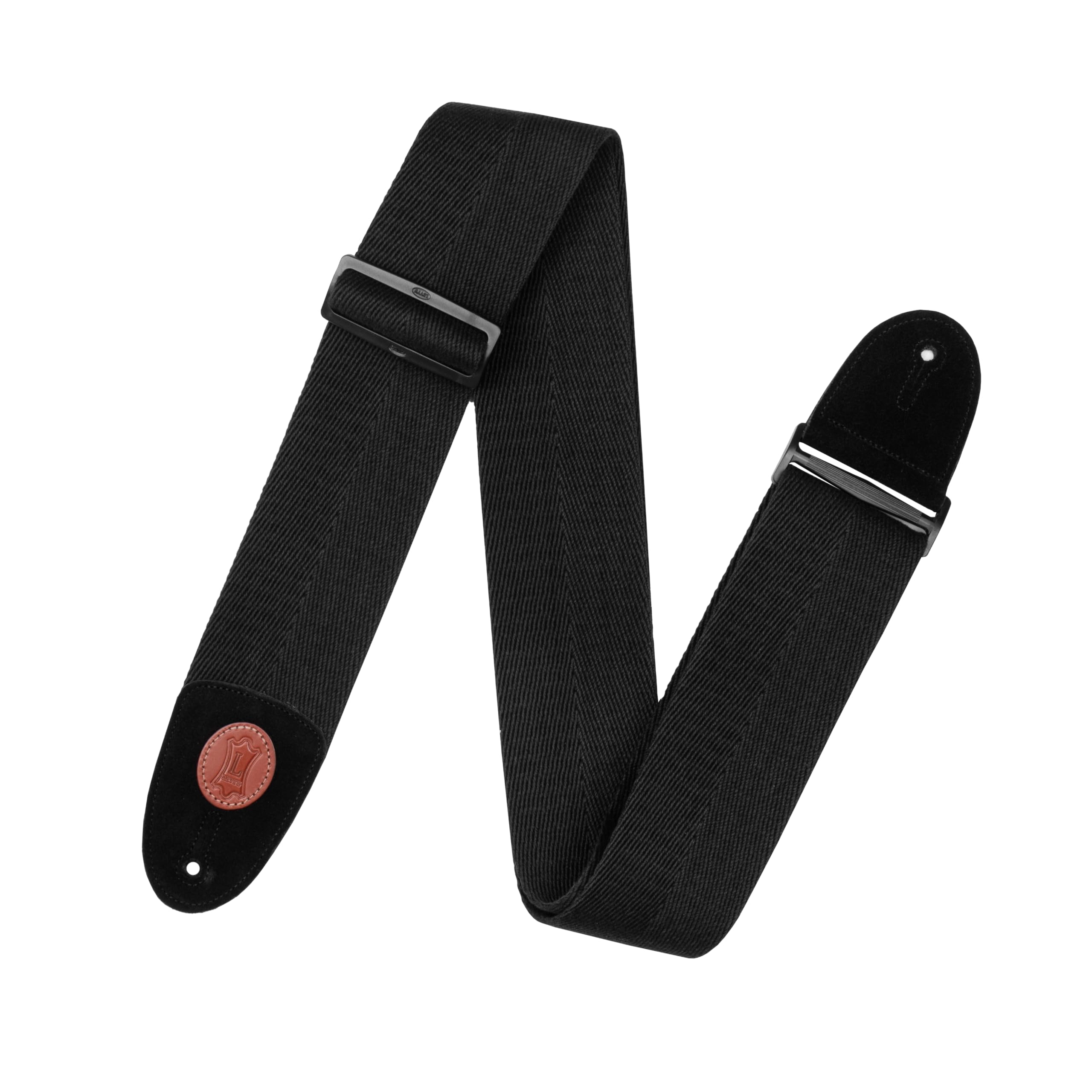 Levys Leathers MSSC4XLBLK Bass Guitar Strap