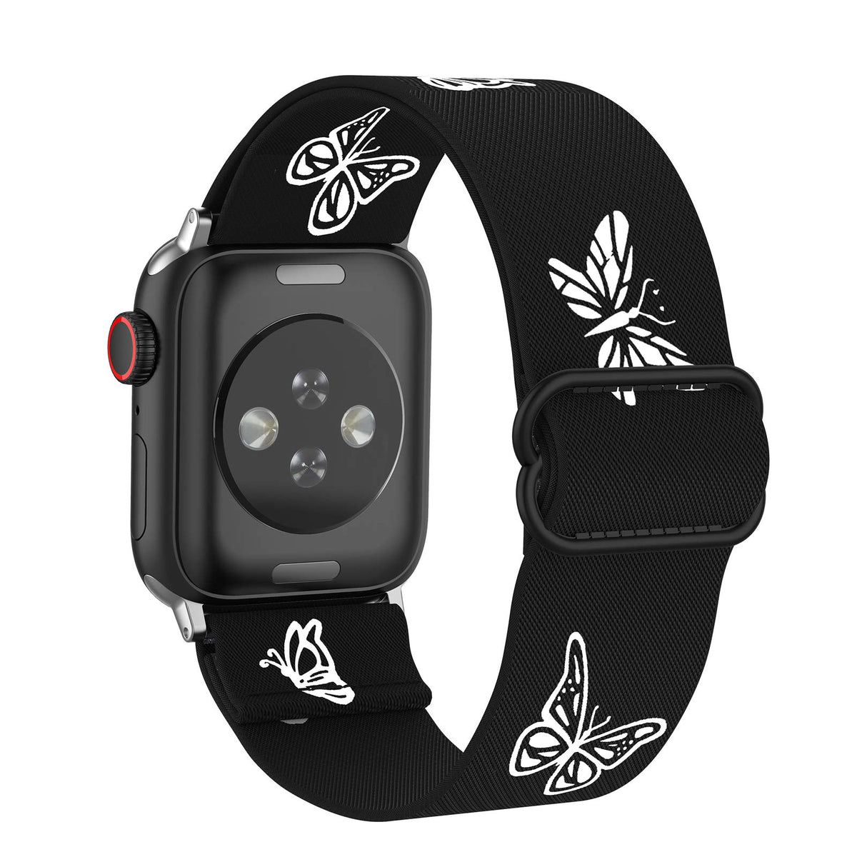 Miterv Stretchy Nylon Loop Bands Compatible With Apple Watch 42Mm 44Mm Djustable Soft Elastics Strap Compatible With Apple Watch
