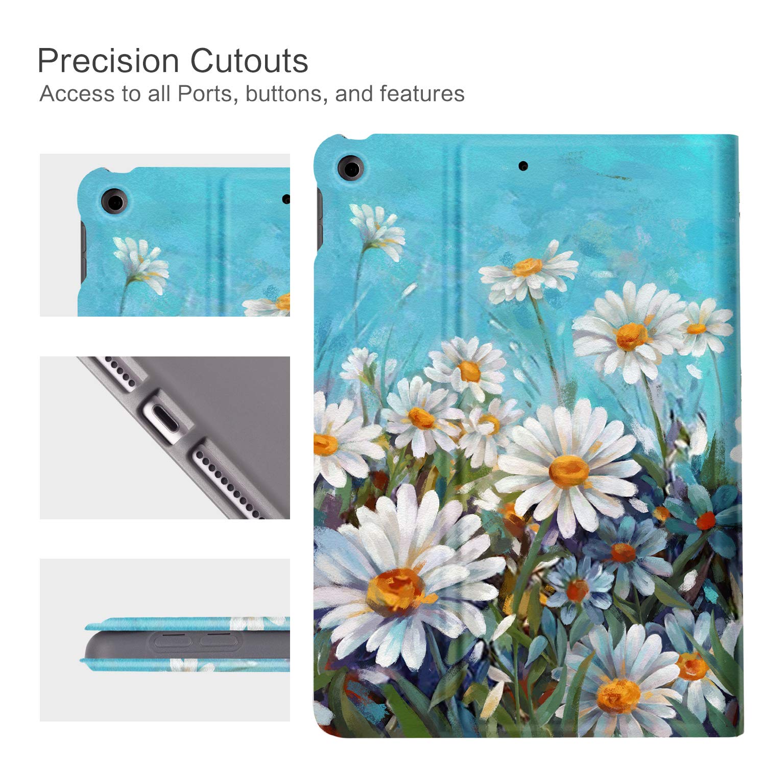 Vimorco Slim Case For Ipad 9Th 8Th 7Th Generation 10.2 Inch 2021 2020 2019 Model, Hybrid Shockproof Protector Cover For Apple Ip