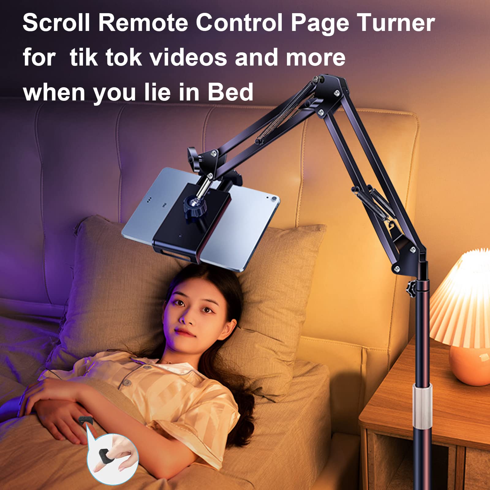 Tik Tok Bluetooth Remote Control Page Turner For Iphone Android Ipad Cell Phone Camera Remote Shutter Selfie Button, Bluetooth R