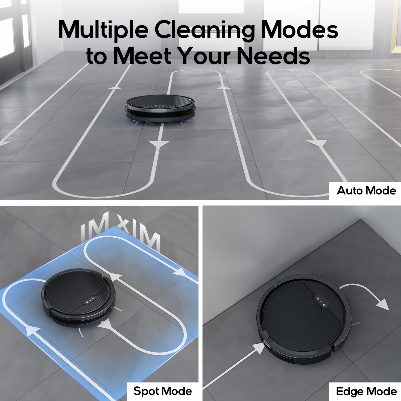 Kipvvo V3 Robot Vacuum And Mop Combo,Self Charging,5000Pa Strong Suction,Wifi/Alexa/App Control,3 In 1 Ultra Slim Robotic Vacuum