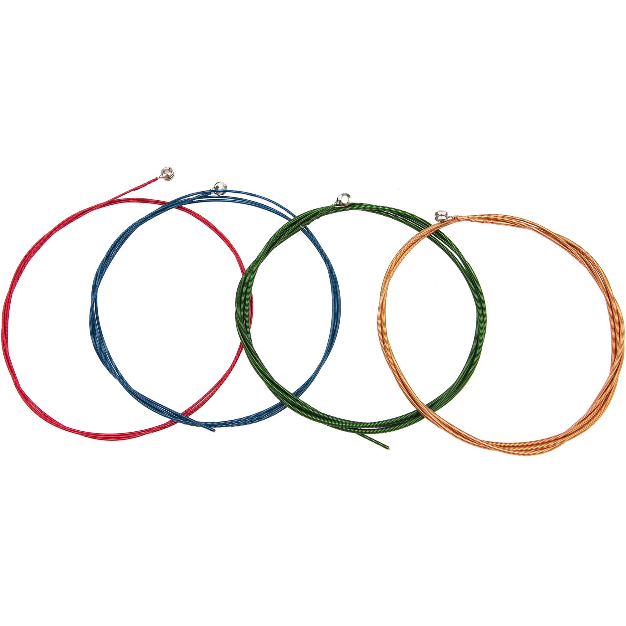 Yootones 4Pcs 4String Bass Strings 44 100 Gauges Electric Bass 4 Color Steel String Compatible With Bass Electric Bass Parts (Co