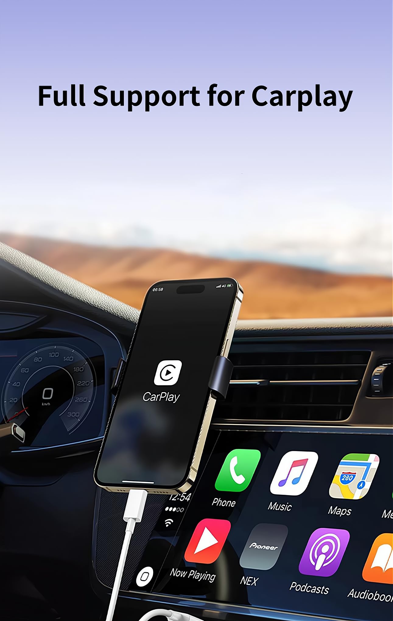 10 Ft Usb C Charger Cable For Iphone 15 Pro Max Car Carplay, Woven Usb A To Usb C Cord Charge And Sync For Apple Iphone 15 Plus/