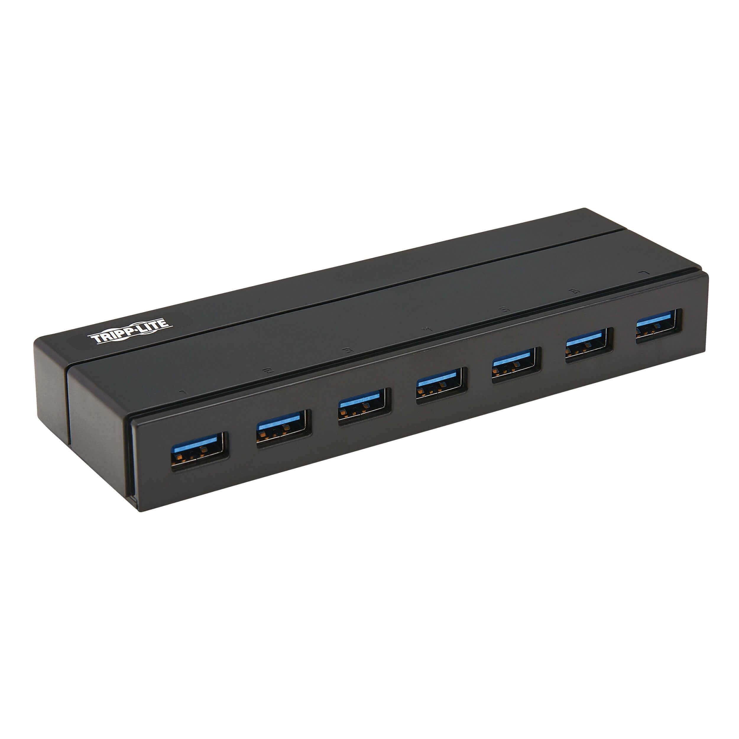 Tripp Lite 7 Port Usb A 3.0 Superspeed Hub With 2A Usb Charging Port For Fast Charging (U360 007)