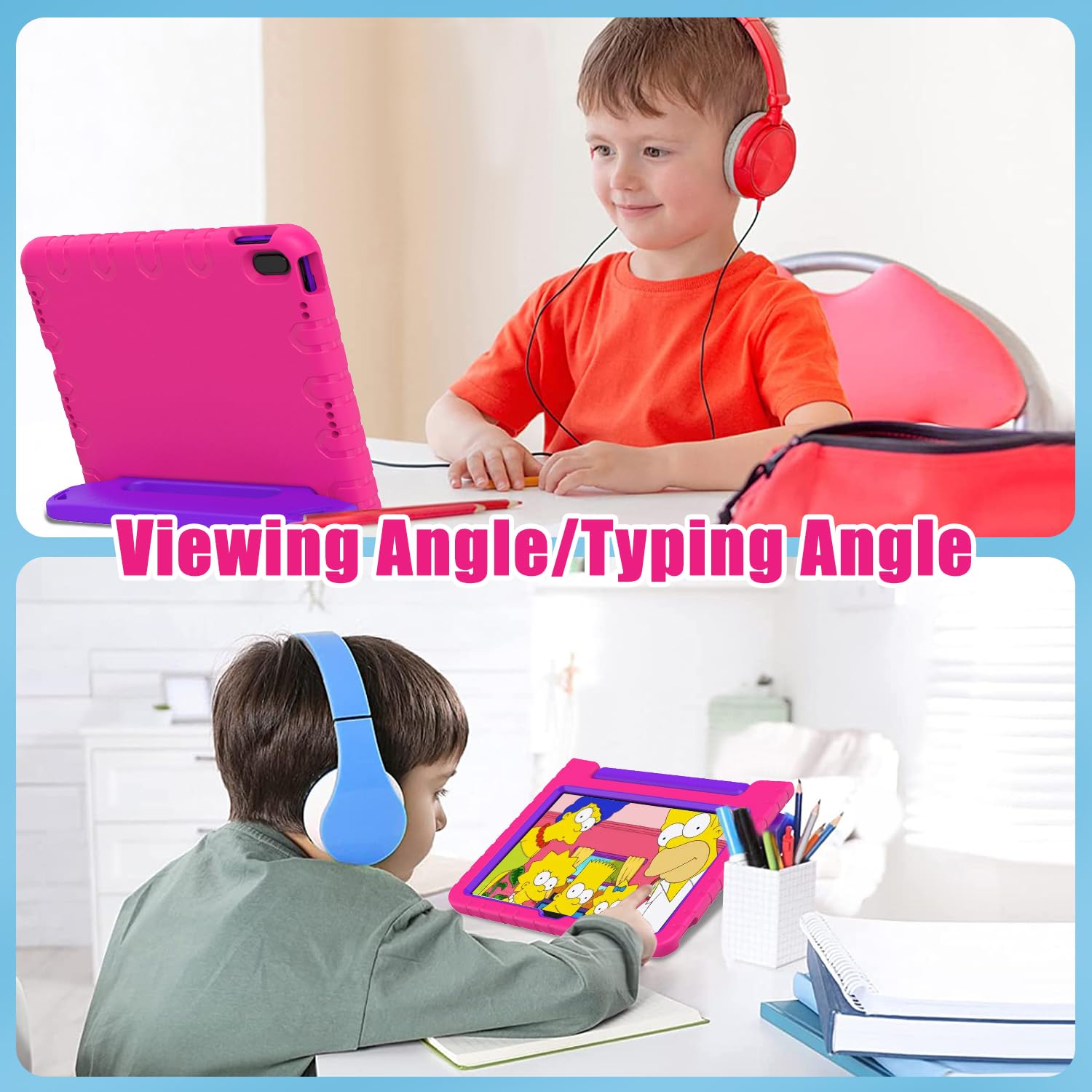 Avawo Case For Ipad 10Th Generation Case Kids 10.9 Inch 2022 Case, Durable Shockproof Lightweight Protective Handle Stand 2022 1