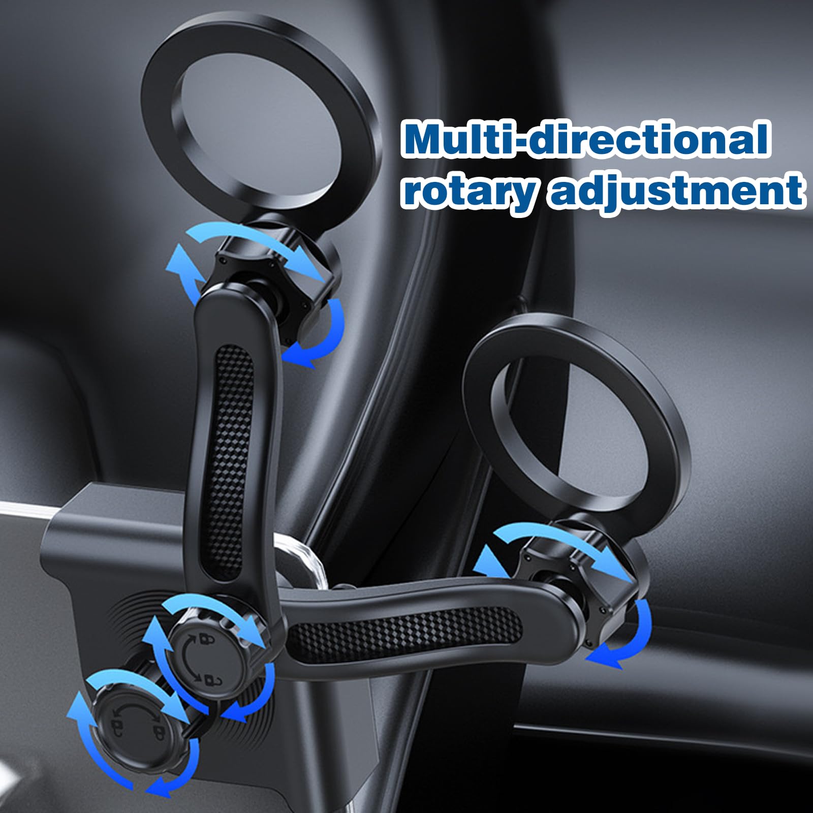 For Tesla Phone Mount, Magsafe Strongest Magnetic Tesla Phone Holder For Tesla Model 3/Model Y/Cybertruck Accessories 2024, No G