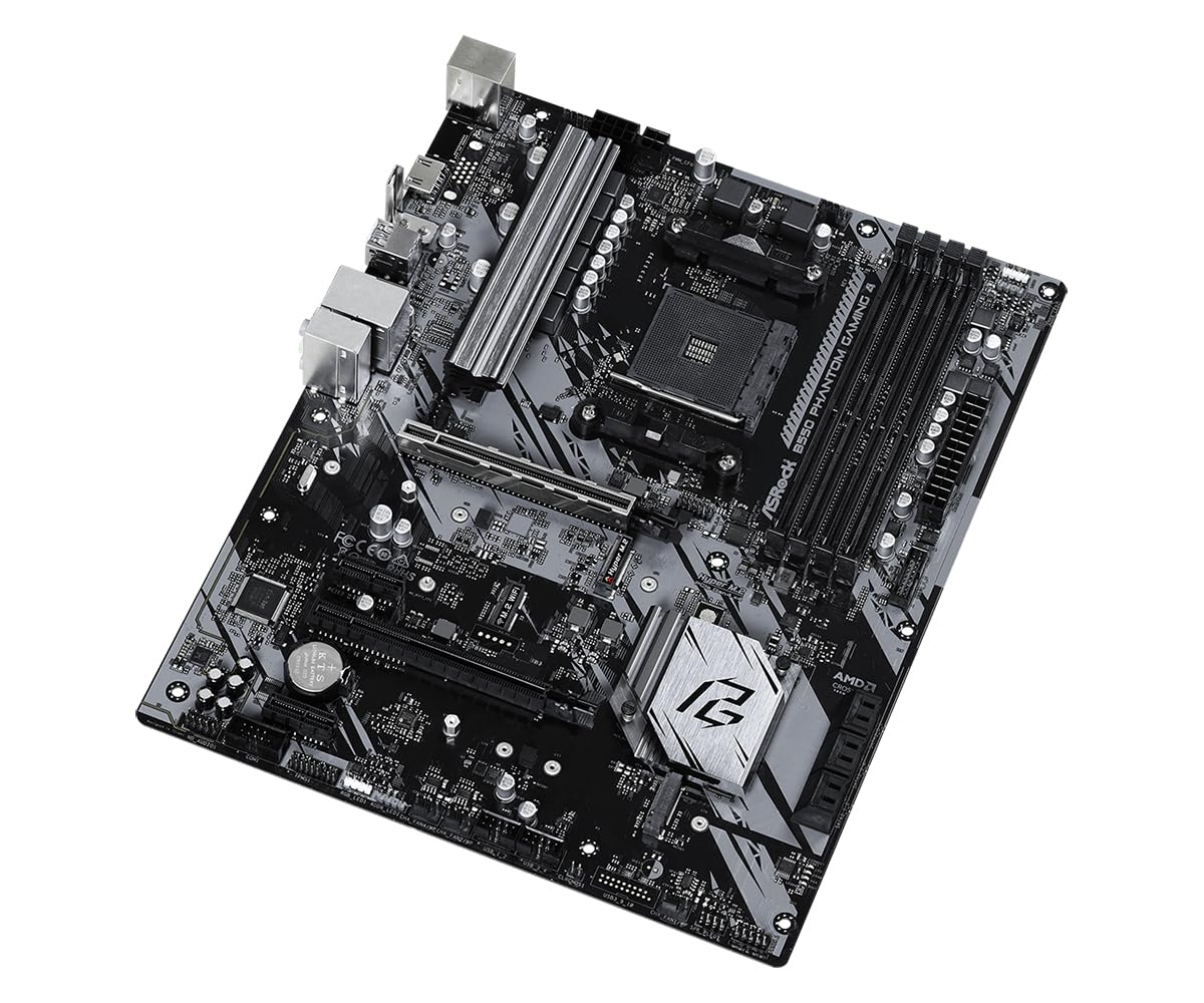Asrock B550 Phantom Gaming 4 Supports Amd Am4 Socket Ryzen 3000, 3000 G-Series, 4000 G-Series, 5000 And 5000 G-Series Desktop Pr