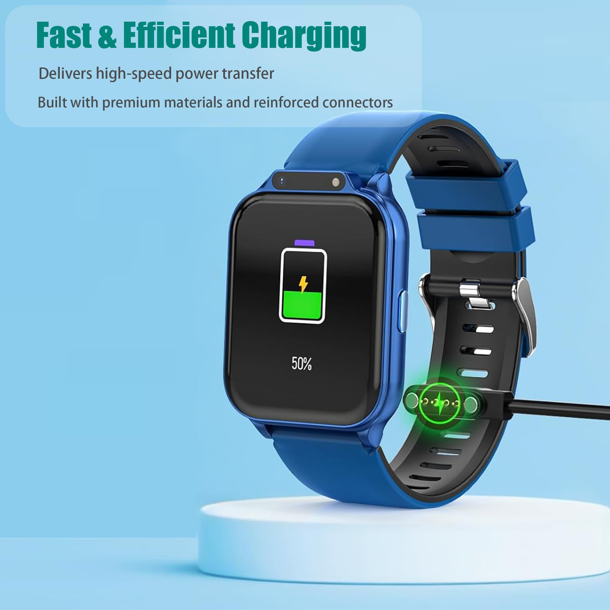 Compatible With Yoyofit Smart Watch Charger, 1M Magnetic Replacement Charging Compatible For Yoyofit Ht31, Y27, Ht17 Smart Watch