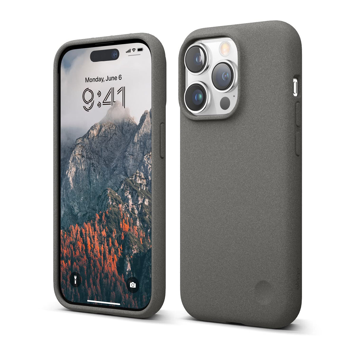 Elago Compatible With Iphone 14 Pro Case, Pebble Case, Full Body Protective Cover, Shockproof, Special Pebble Coated, Slim, Anti