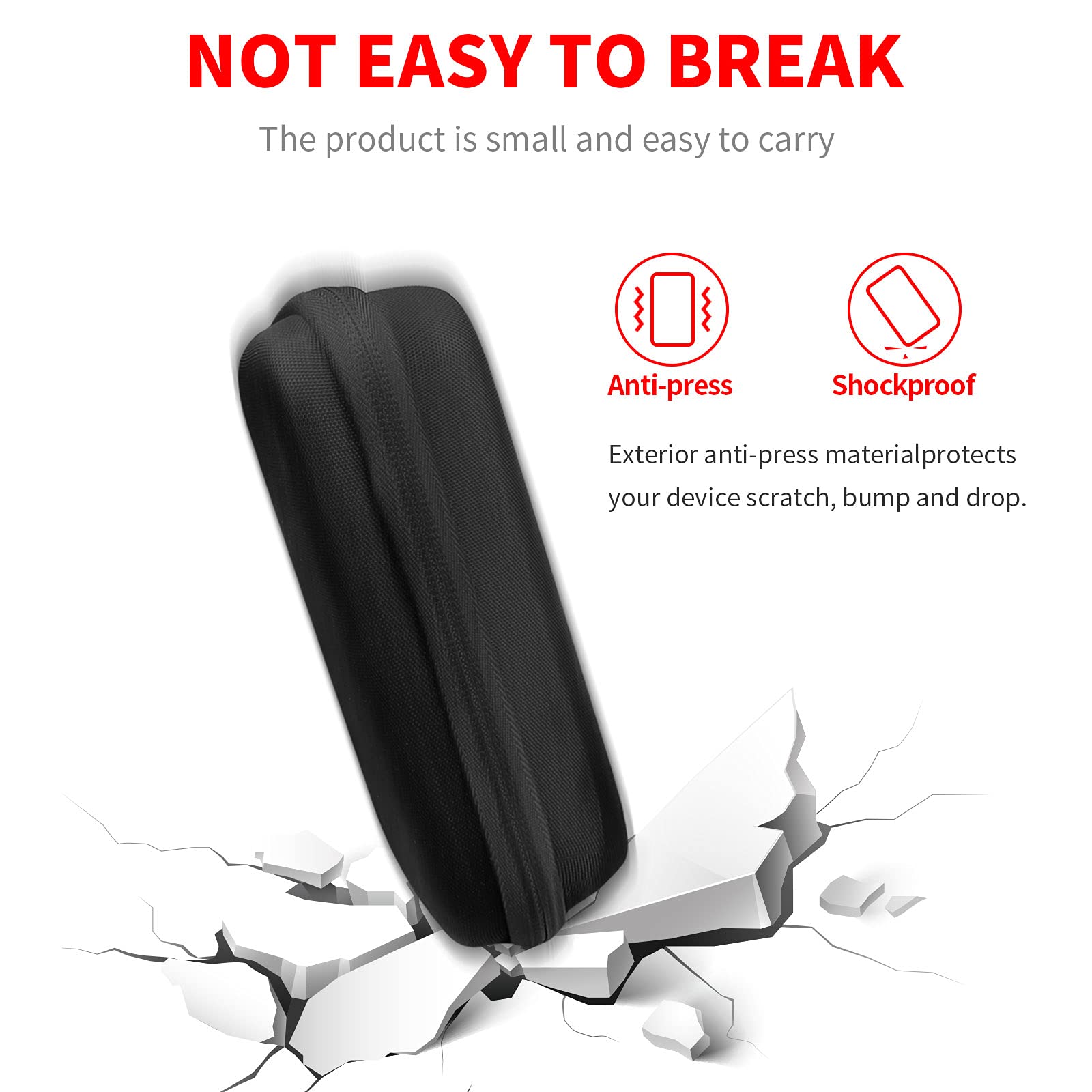 Merom Hard Case Compatible With Meridian Shaver Electric Groin Body Trimmer, Case For Meridian Grooming, Hard Travel Storage Cas