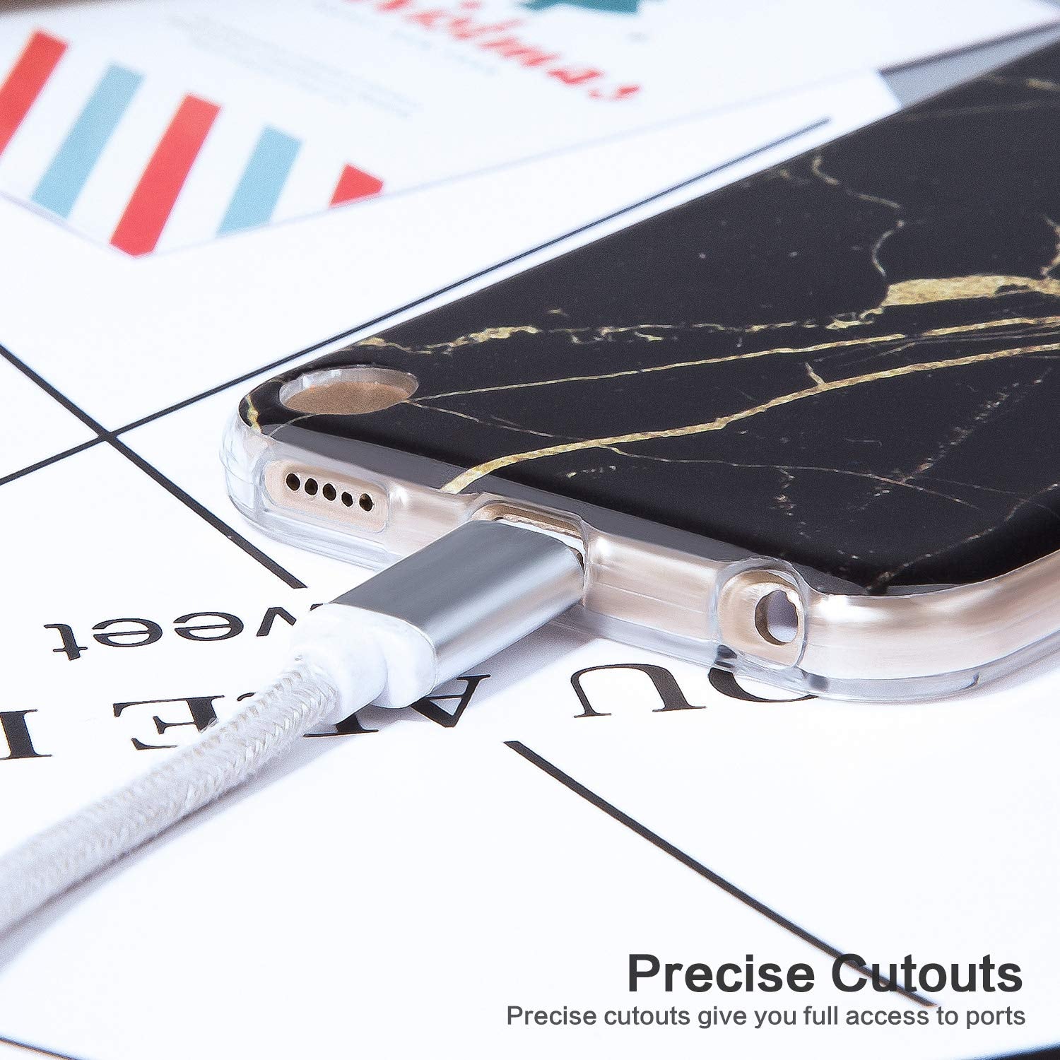 Idwell Ipod Touch Case With 2 Screen Protectors, Ipod Touch 7 Touch 6 Touch 5 Case, Slim Fit Anti Scratch Flexible Soft Tpu Bump