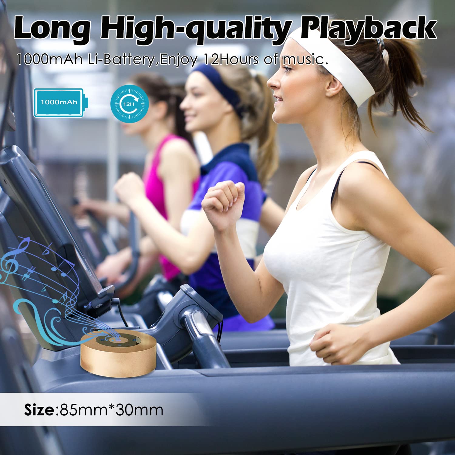 Smart Led Touch Play Bluetooth Speaker Portable Wireless Speakers With Hd Sound / 12 Hour Playtime/Bluetooth 5.0 / Micro Sd Supp