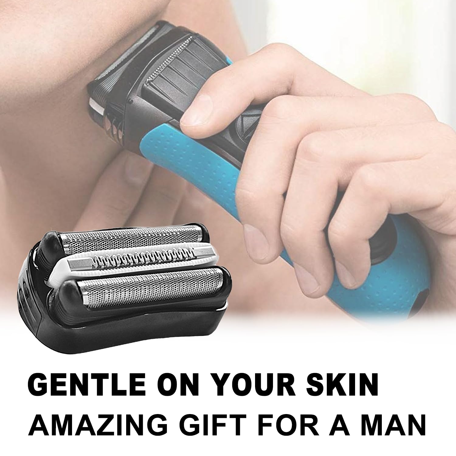 32B Series 3 Electric Shaver Replacement Head Compatible With Braun Series 3 Foil Shaver Replacement Heads S3 3040S 3080S 4 370C