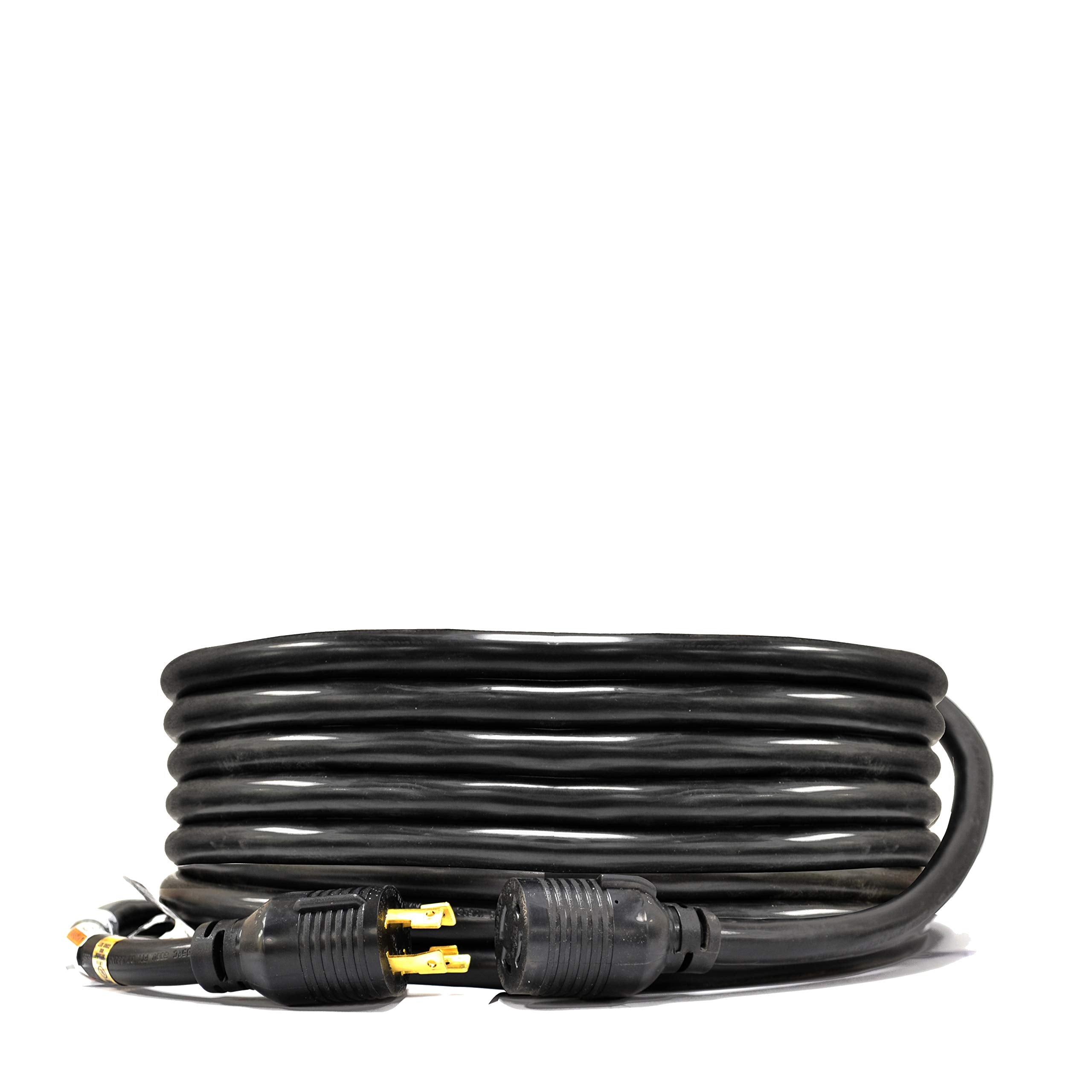 Ceptics 10 Ft 30 Amp Generator Extension Cord Nema L14 30 | Ul Listed | 4 Prong Locking Plug | 30A, 125/250V