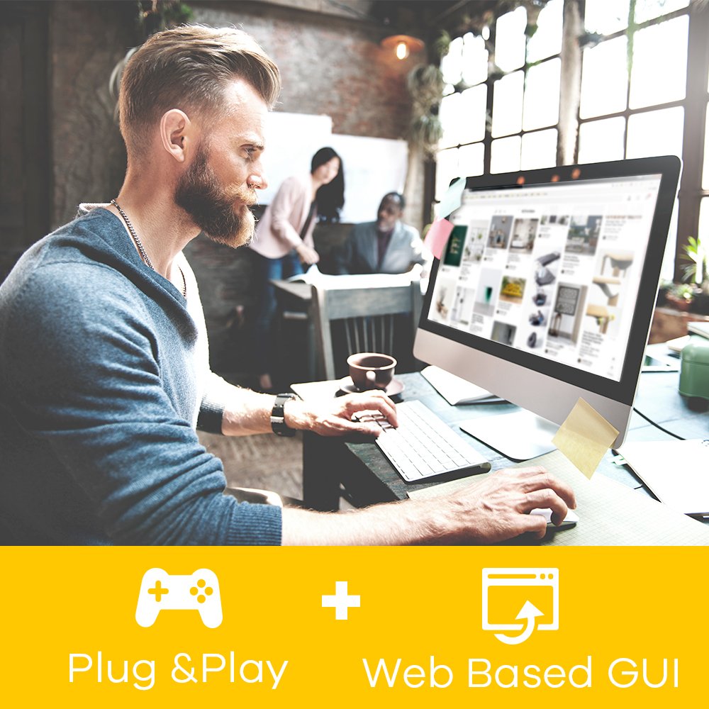 Zyxel 8 Port Gigabit Web Managed Switch, [Gs1200 8]