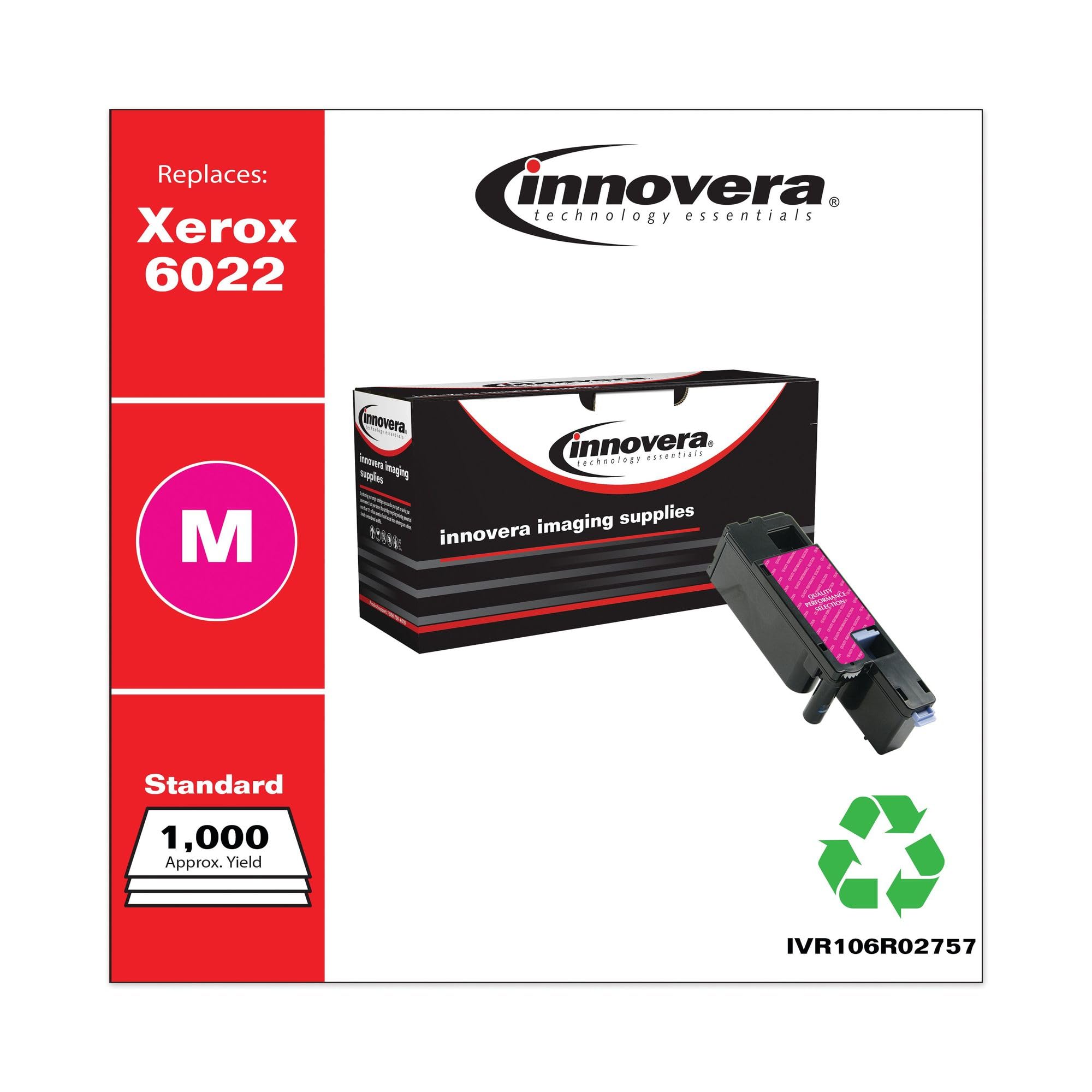 Innovera Remanufactured Magenta Toner, Replacement For 106R02757, 1,000 Page Yield