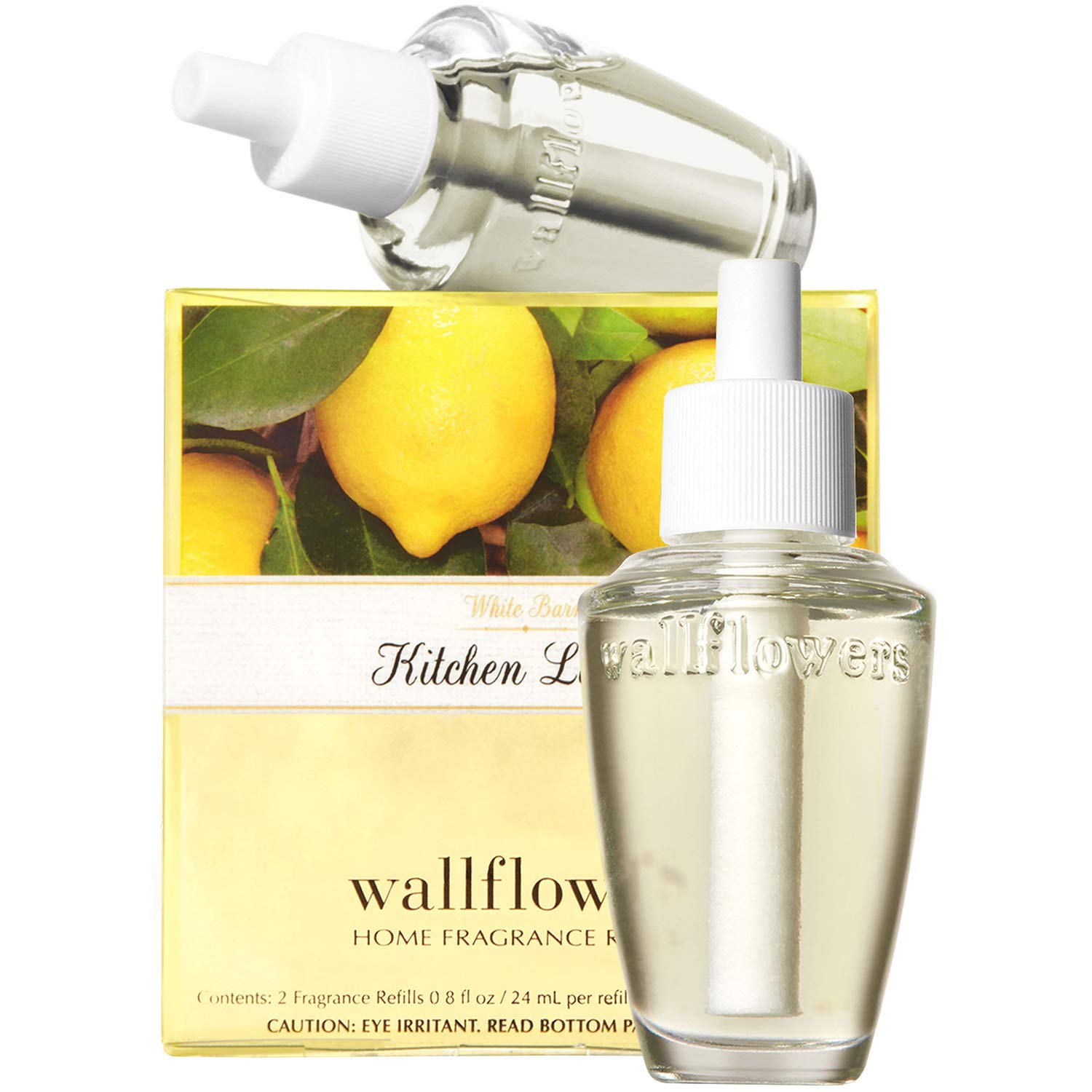 Bath And Body Works New Look! Kitchen Lemon Wallflowers 2 Pack Refills
