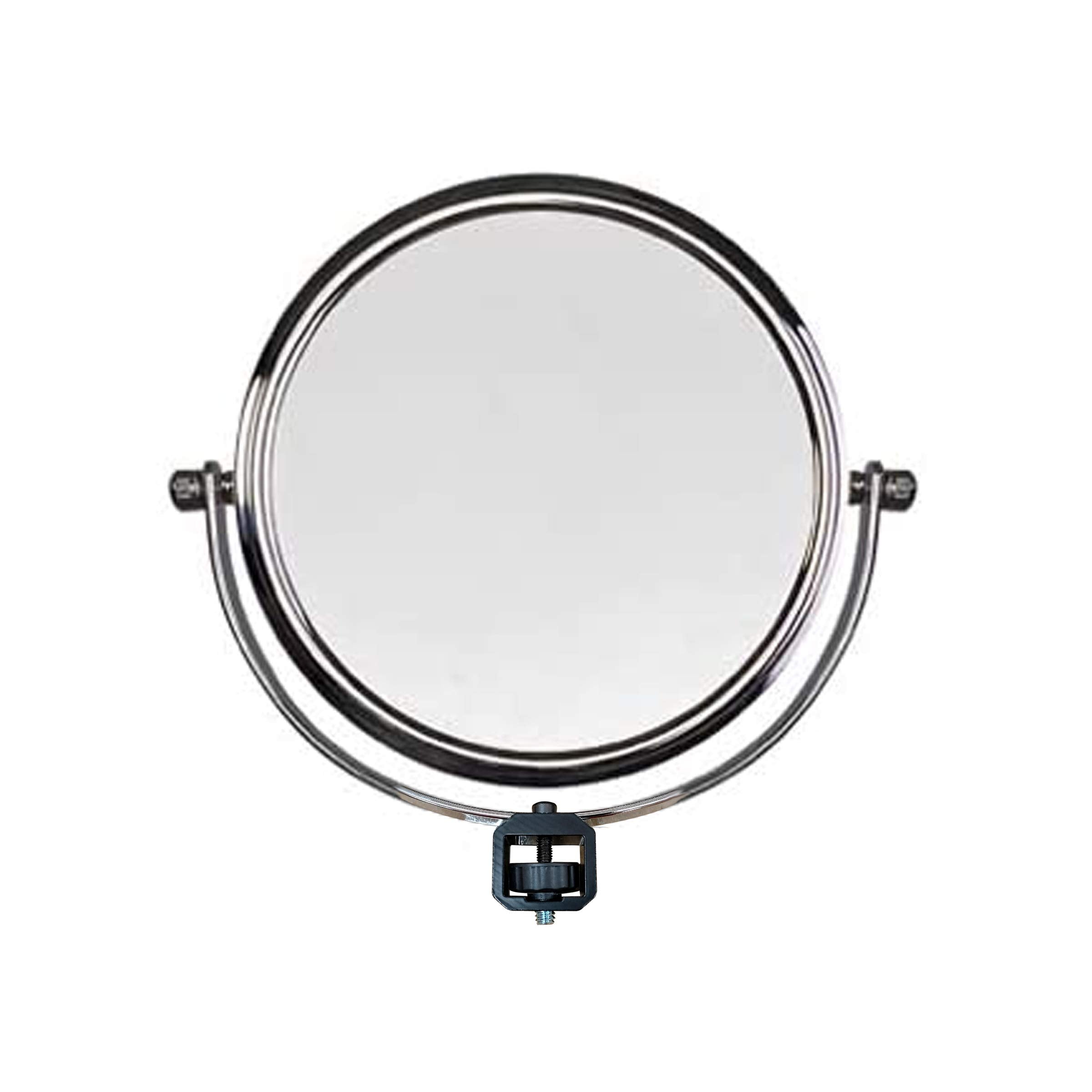 Vidpro RL-M Round Mirror with Tripod Mount for Ring Lights. Dual-Sided 7-Inch Diameter with Magnification Perfect for Beauty and