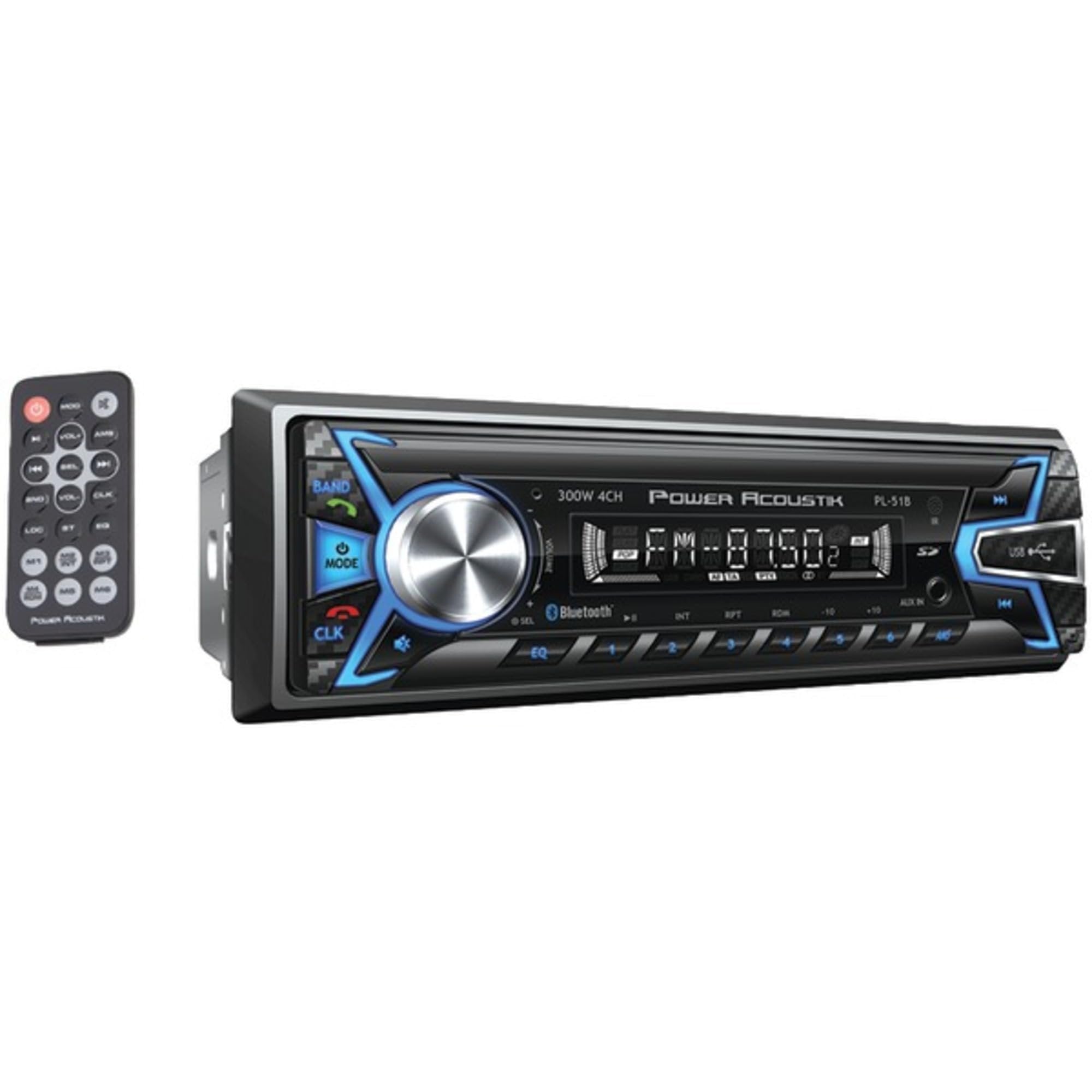 Power Acoustik Am/Fm/Usb/Sd/Bt Mechless