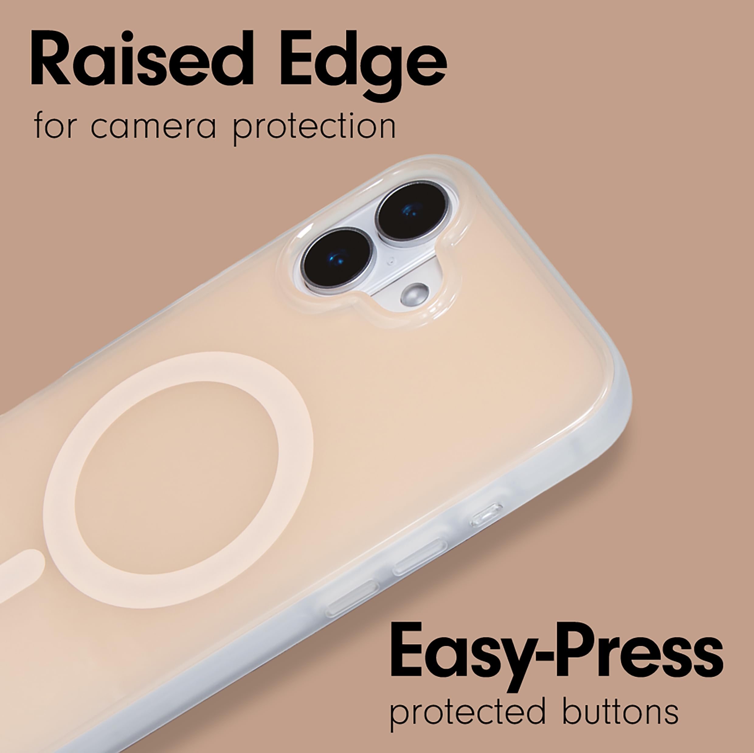 Sonix Case For Iphone 16 Plus | Compatible With Magsafe | 10Ft Drop Tested | Jelly Apricot