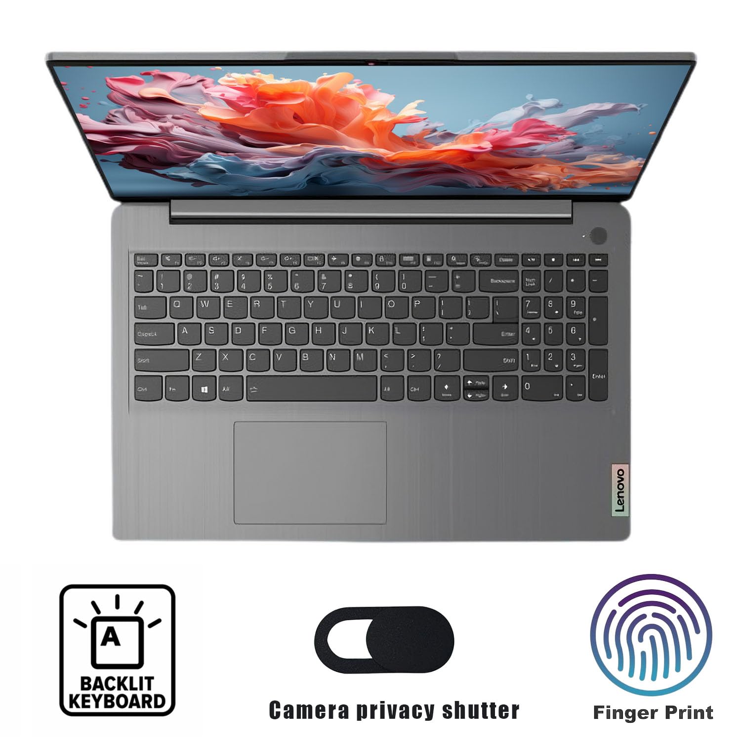 Lenovo Ideapad Laptop, Intel I7 1255U Processor, 15.6 Fhd Ips Anti Glare Screen, 40Gb Ram, 1Tb Pcie Ssd, Backlit Keyboard, Sd Ca