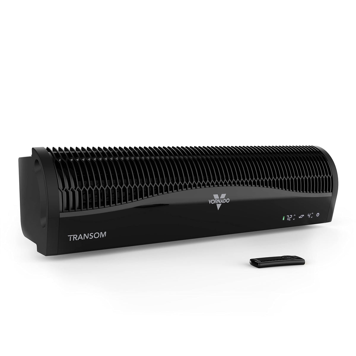Vornado Transom Window Fan With 4 Speeds, Remote Control, Reversible Exhaust Mode, Weather Resistant Case, Black, Whole Room