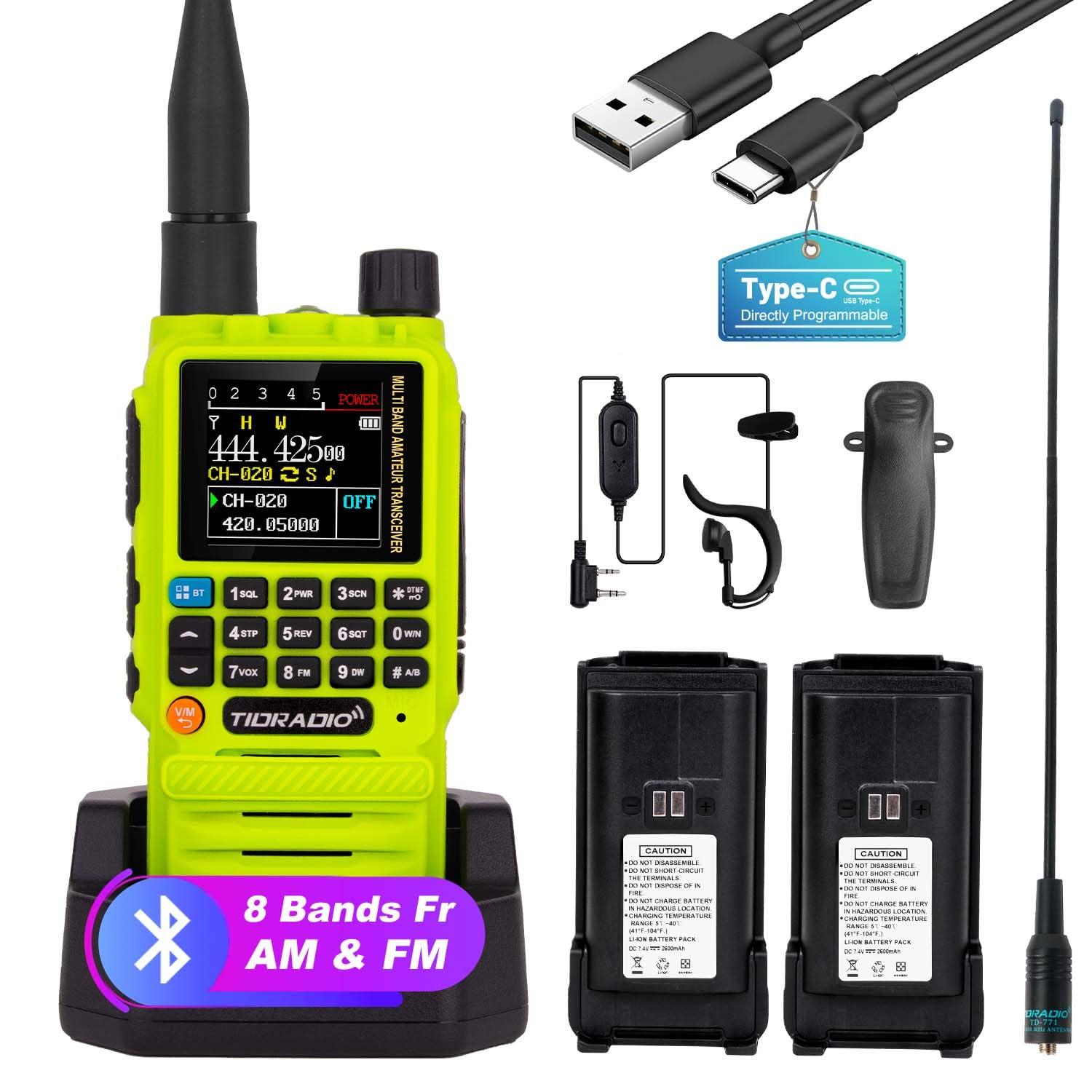 Tidradio Td H3 Gmrs Radio