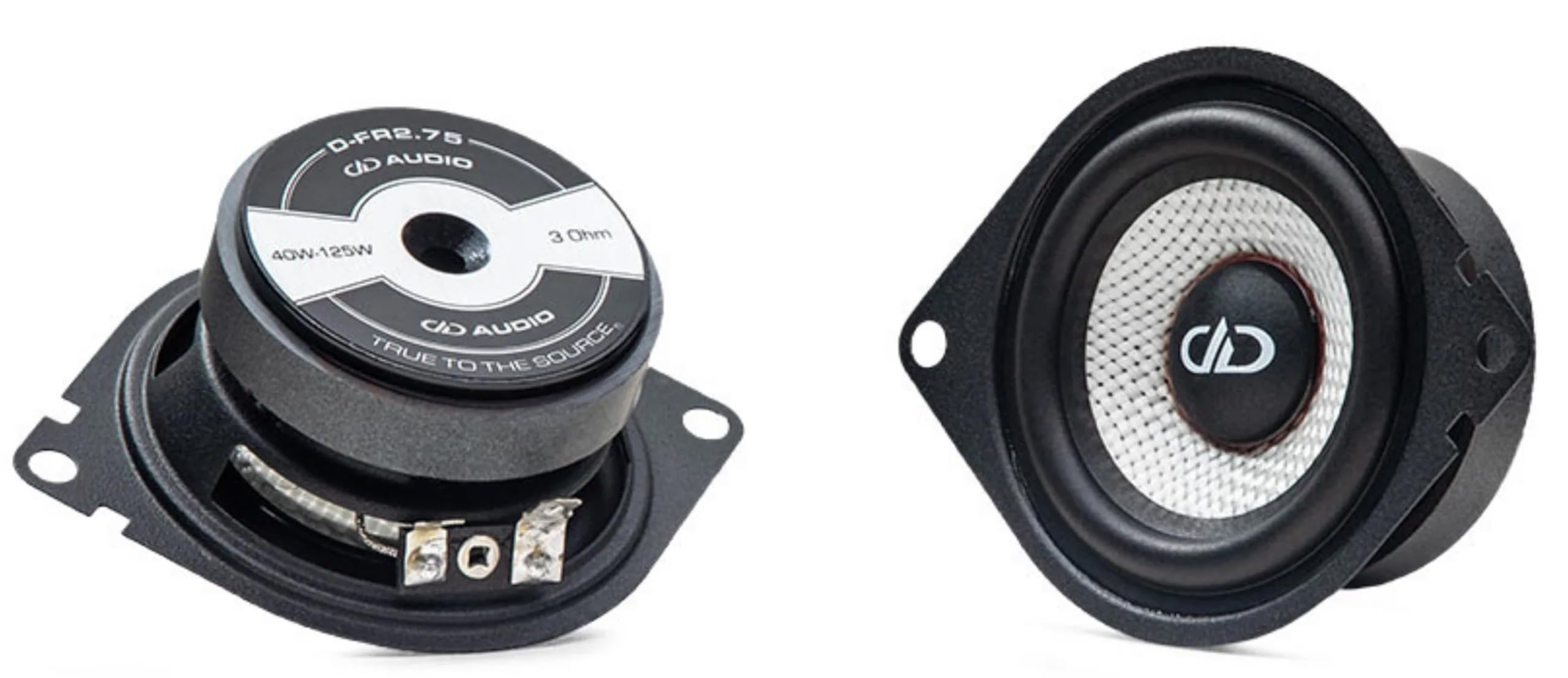 DD Audio D-FR2.75 2.75 Fiberglass Cloth Speakers Mid Tweeters