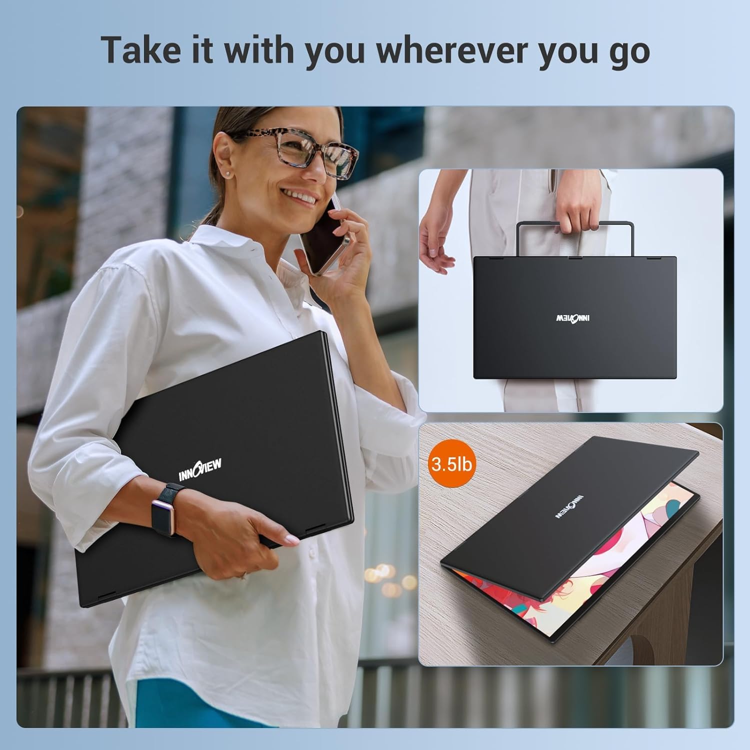 Innoview 18.5'' Laptop Screen Extender 115% Srgb ?E