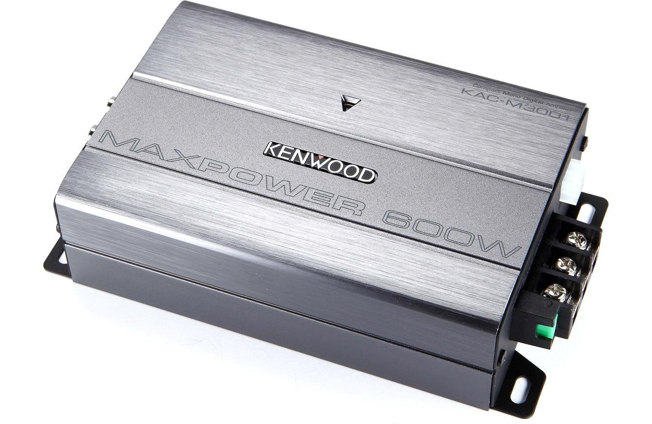 Kenwood Kac M3001 600W Class D Monoblock Compact Digital Car/Atv/Marine Certified Amplifier