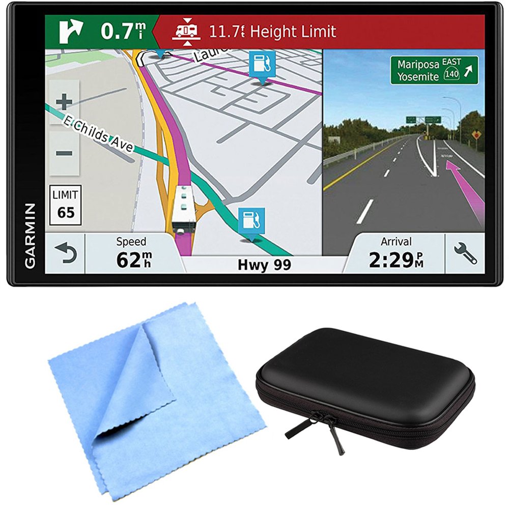 Garmin RV 770 NA LMT-S RV GPS Navigator for Camping Enthusiast w/Hardshell Case Bundle Includes PocketPro XL Hardshell Case and 