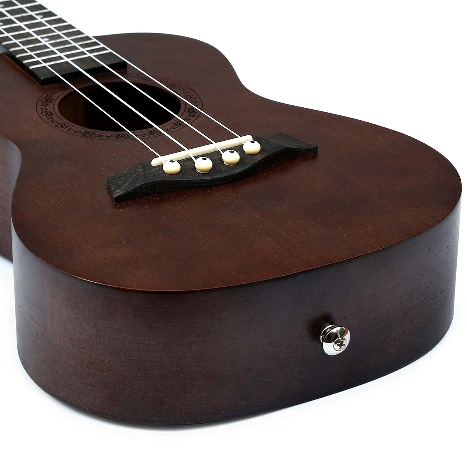Tenor Ukelele Ukulele Solid Top Mahogany 26 Inch With Ukulele Accessories With Gig Bag,Strap,Nylon String,Trigger Capo,Picks