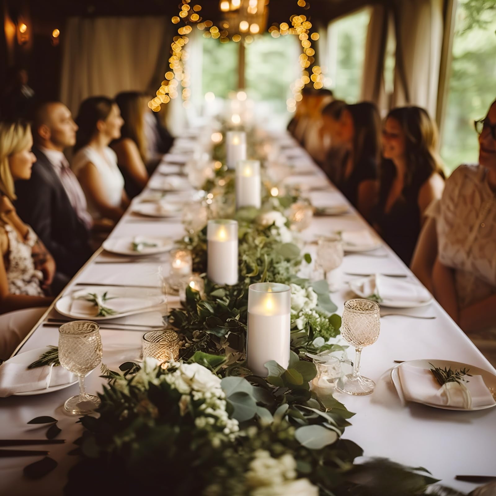 Homemory Realistic Flameless Candles With Flickering Flame, Led Candles, Battery Operated Candles With Remote And Timers, Froste