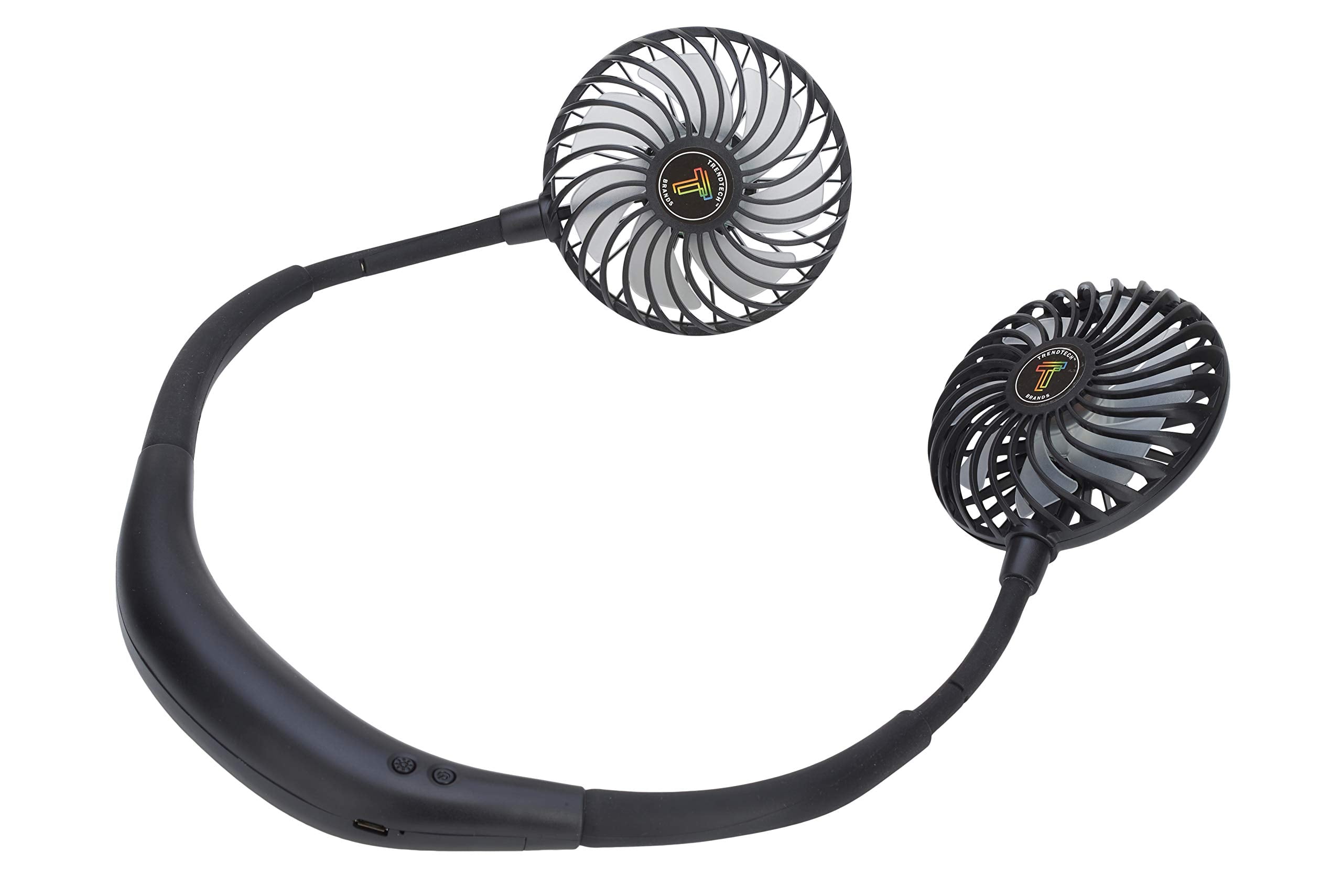 Wireless Express Led Neck Fan With Neckband   Lightweight Small Fan   Portable Mini Usb Fan   Rechargeable Personal Fan