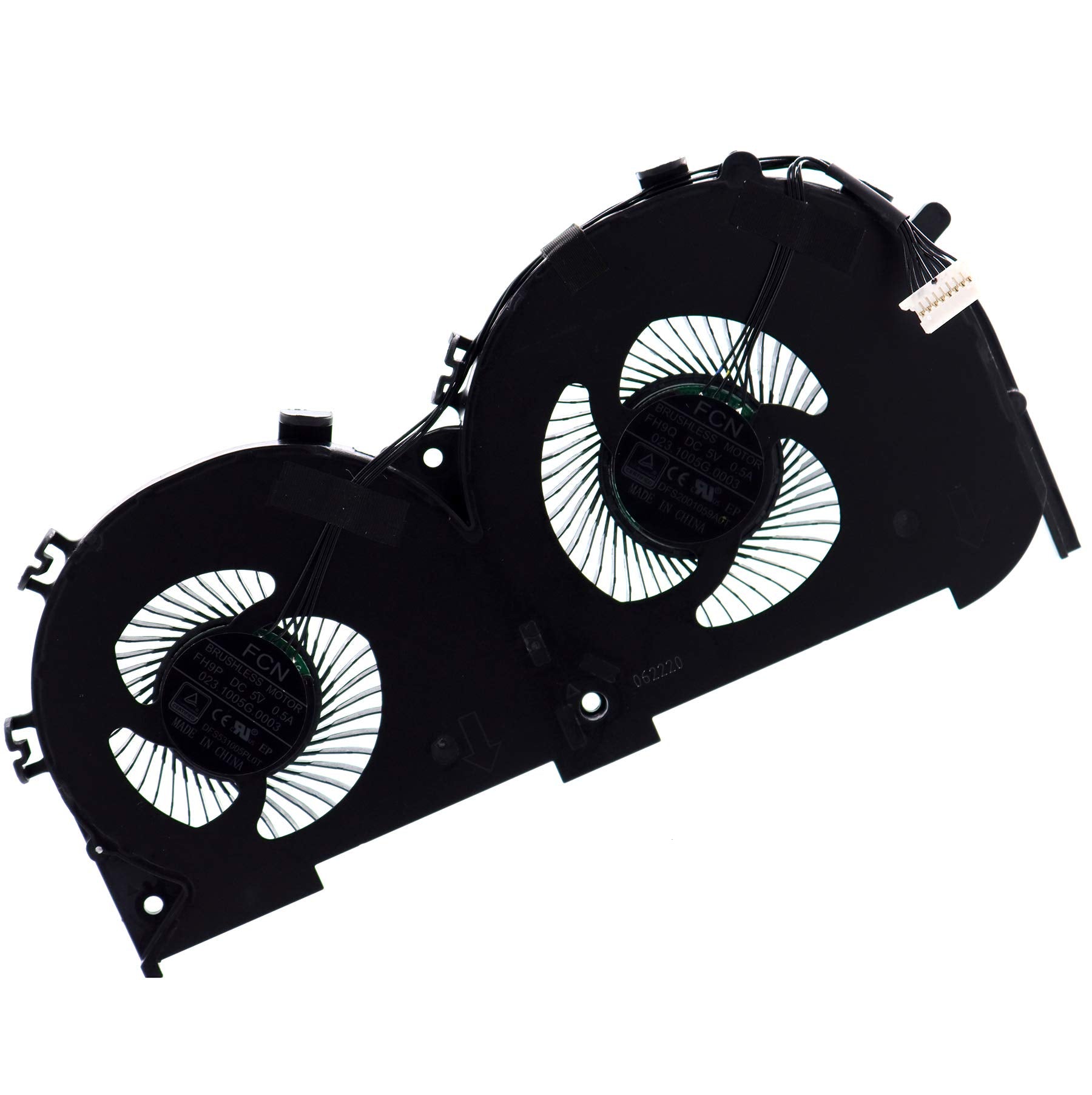 Deal4Go Cpu Cooling Fan Dfs2001059A0T W/Gpu Cooler Fan Dfs531005Pl0T Replacement For Lenovo Ideapad 700-15 700-15Isk