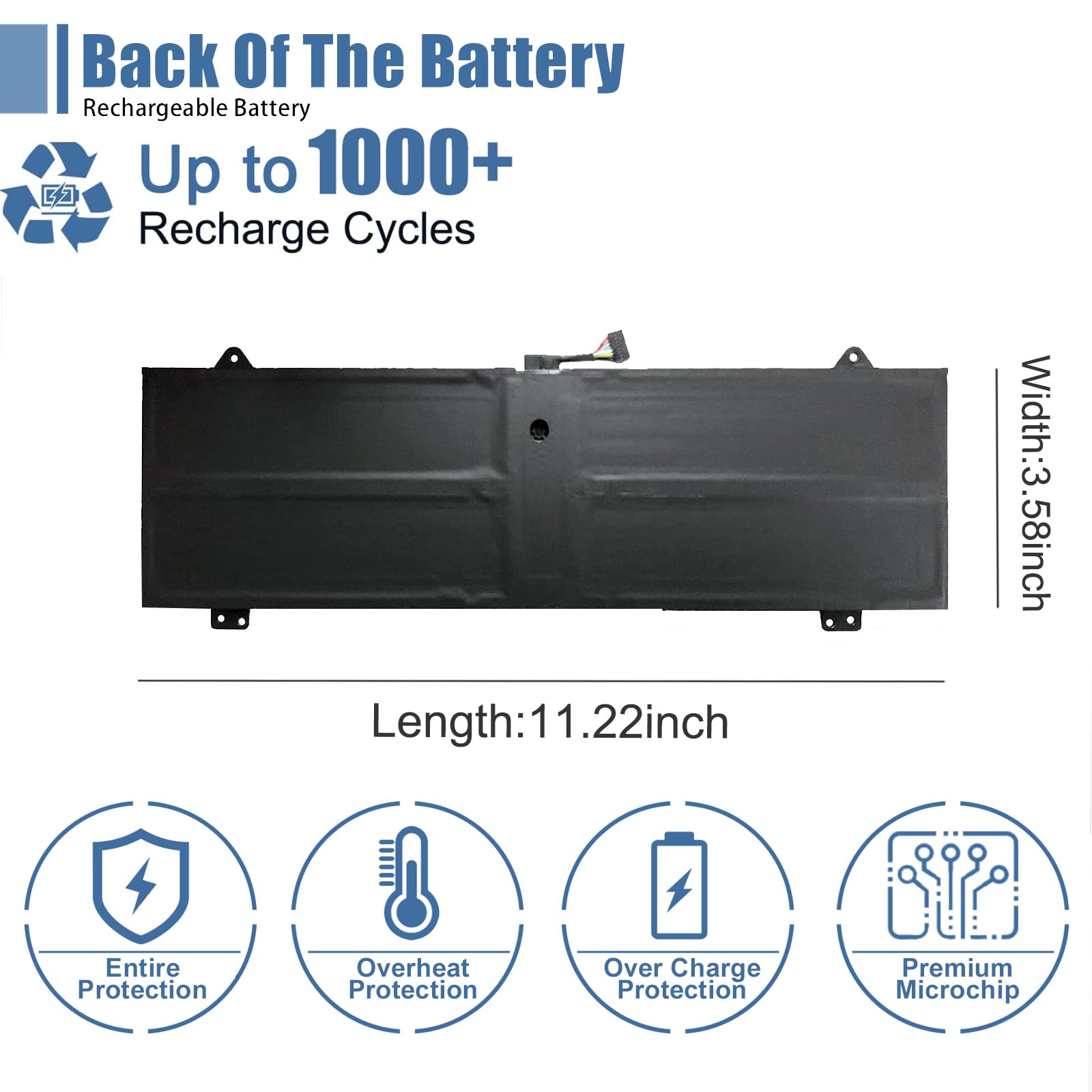 Vanpir L19C4Pdc Laptop Battery 15.36V 71Wh 4675Mah Replacement For Lenovo Ideapad Yoga 7 14Itl5 7 15Itl5 Series Notebook 5B10Z26