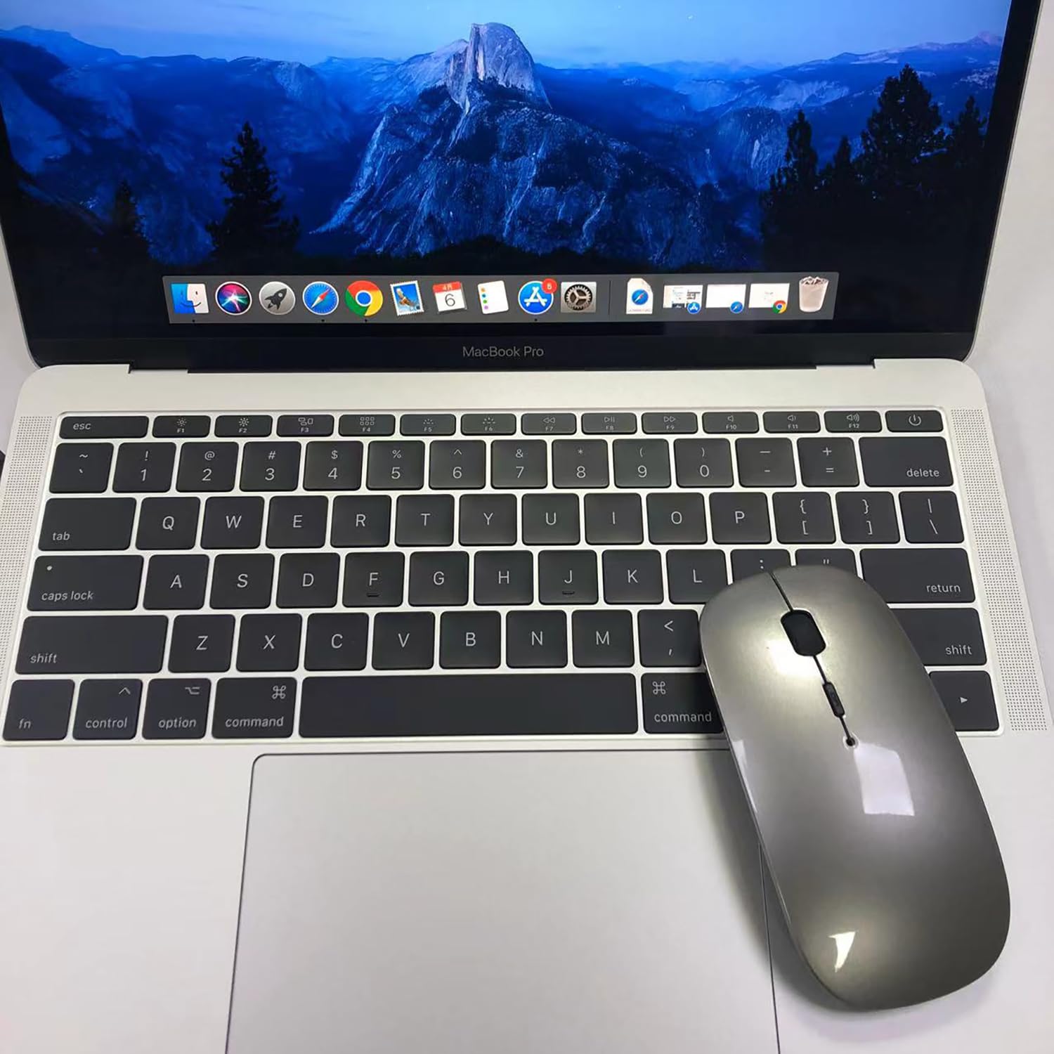 Peibo Bluetooth 5.2 Wireless Dual Mode Mouse, Gray Black, 2022 Model