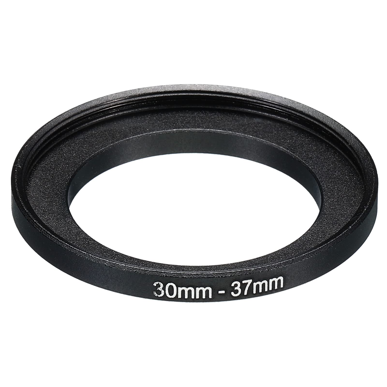 Patikil 30Mm 37Mm Metal Step Up Ring, Camera Lens Filter Adapter Ring Aluminum Filter Adapter Ring For Camera Lenses Hood, Black