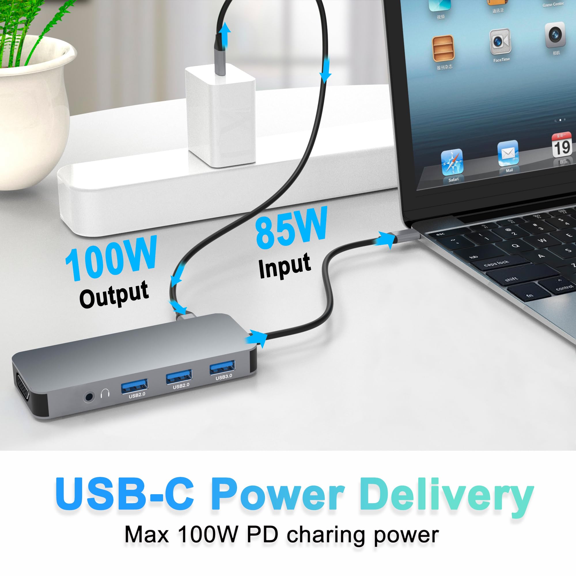 Docking Station Dual Monitor, Usb C To Dual Hdmi Adapter, Usb C Docking Station Dual Monitor, Dual Monitor Adapter, Usb C Hub 10