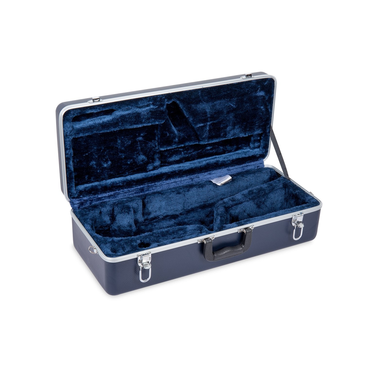 Crossrock Cra860Asbl-R Alto Saxophone Case-Rectangular Abs Molded With Single Shoulder Strap, Blue