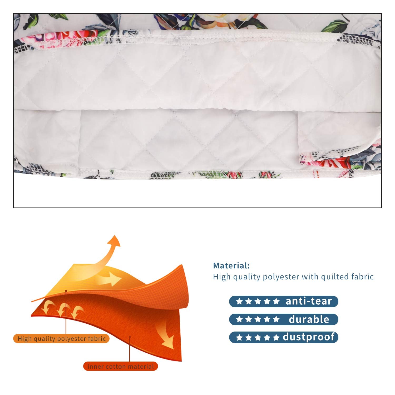 Kitchen Aid Mixer Cover With Pockets,Kitchen Stand Mixer Cover Compatible With 5 8 Quart Kitchenaid Hamilton Mixers,Kitchen Aid