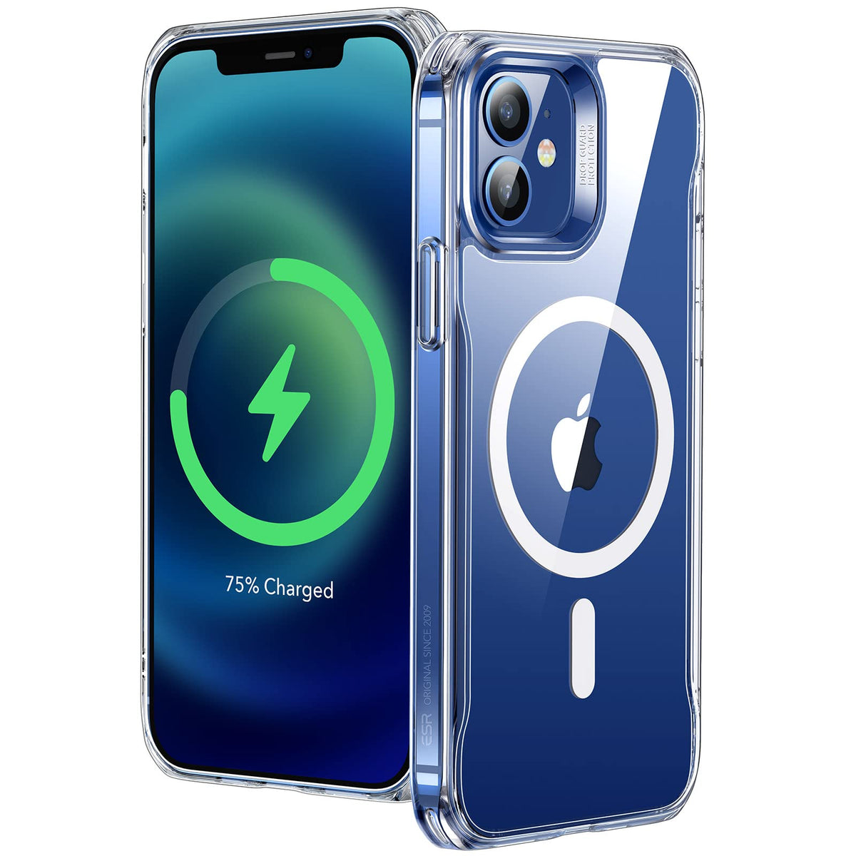Esr For Iphone 12 Caseiphone 12 Pro Case, Compatible With Magsafe, Scratch Resistant Back, Grippy Protective Frame, Magnetic Cas
