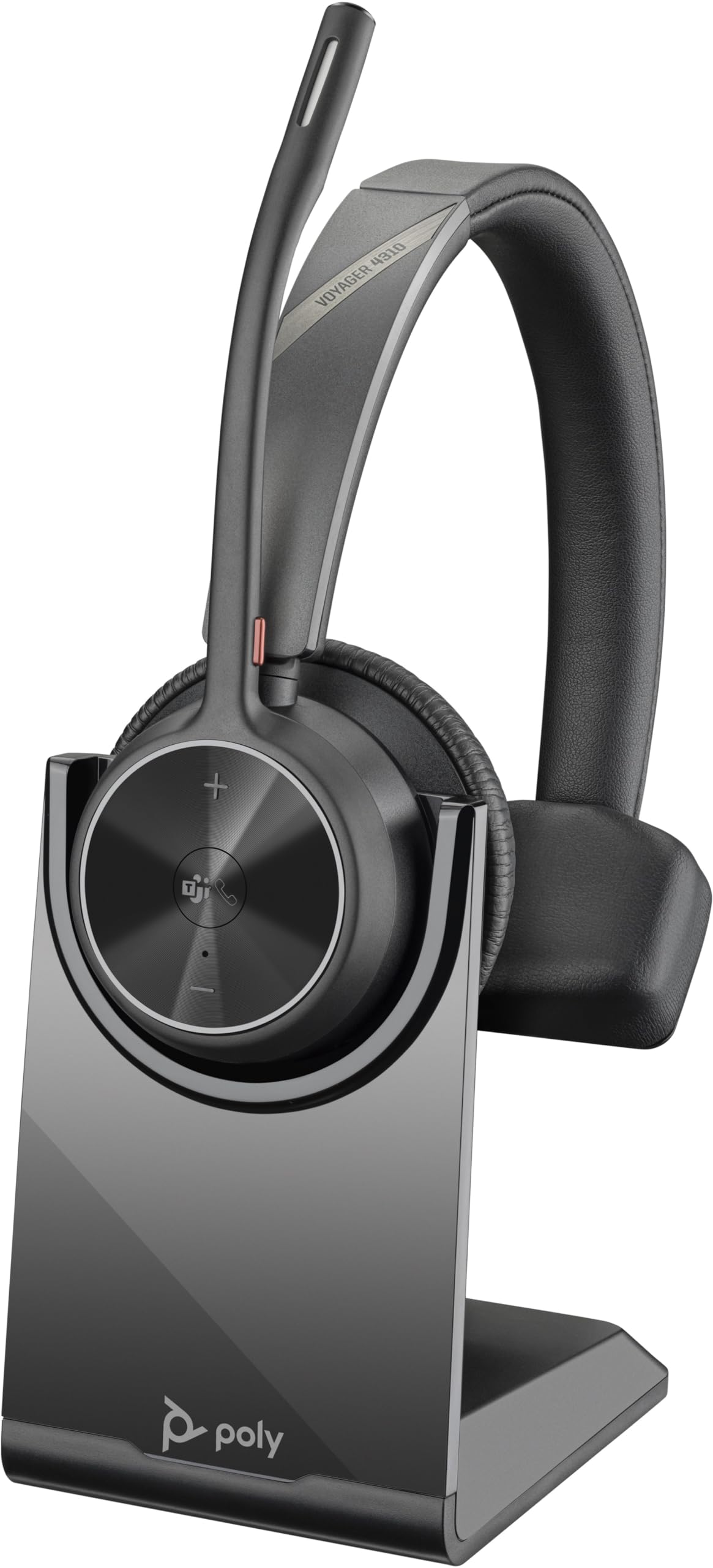 Poly Voyager 4310 Microsoft Teams Certified Headset +Bt700 Dongle +Charging Stan