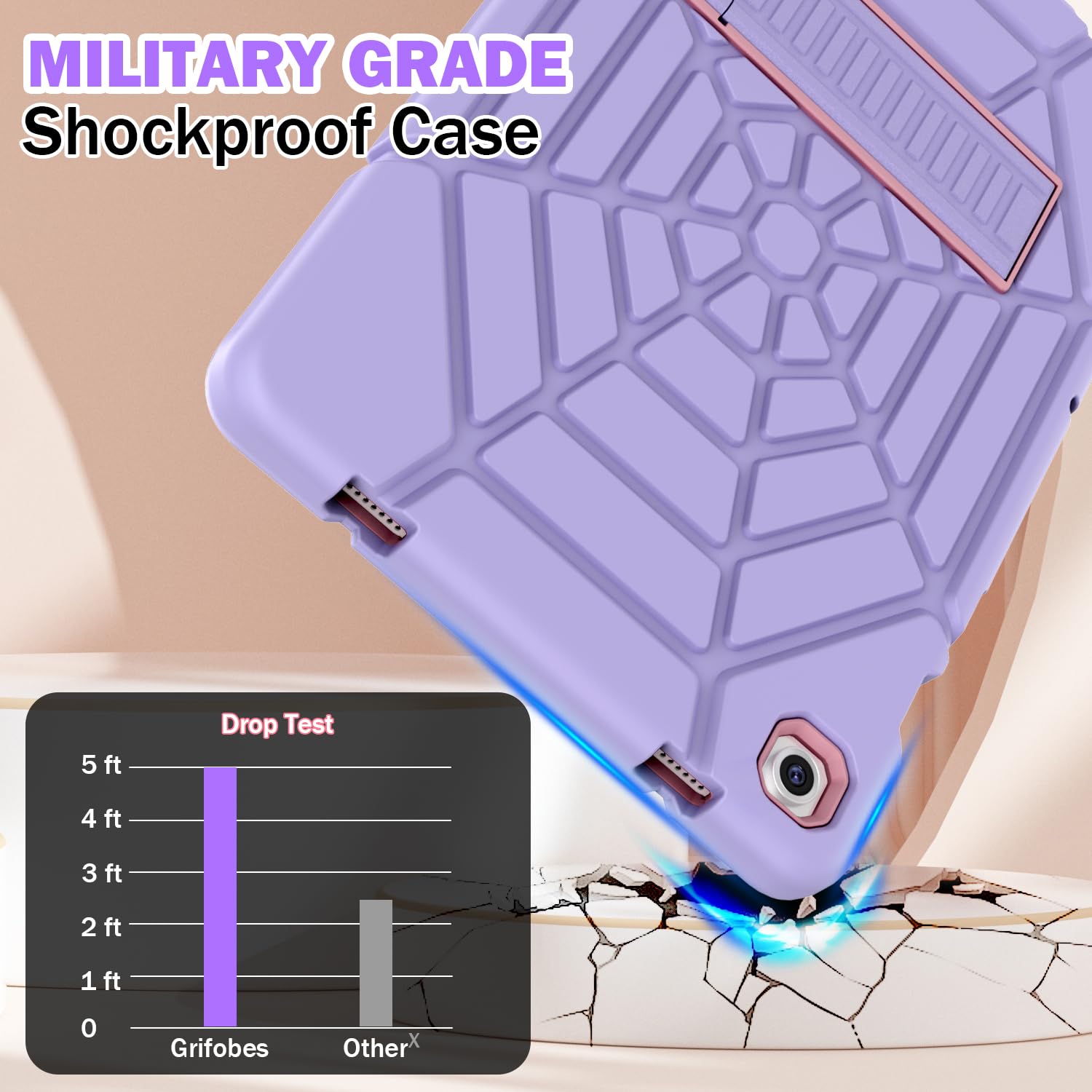 Grifobes For Samsung Galaxy Tab A9 Plus 11 Inch 2023 Cases, For New Samsung Tablet A9+ 11'' (Sm X210/X216/X218) Heavy Duty Shock